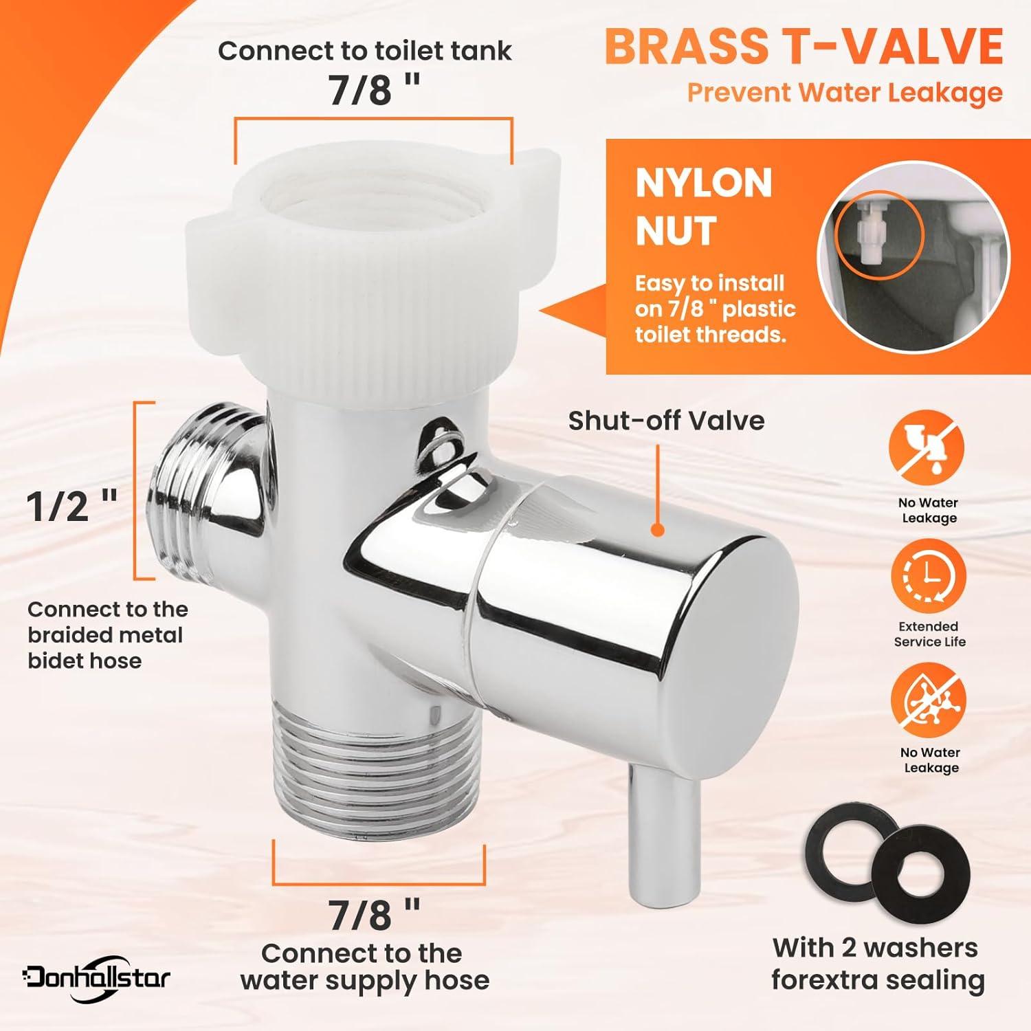 Rociador Musulmán de Mano Donhallstar Acero Inoxidable 0,66 kg