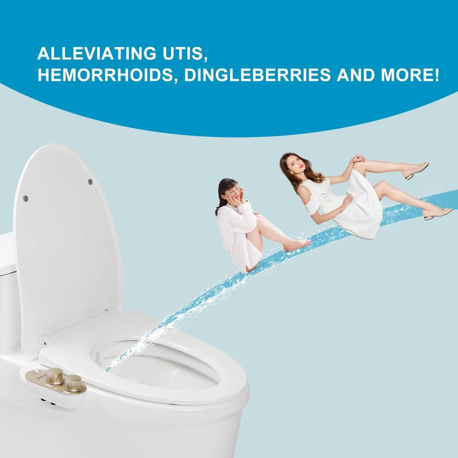 Accesorio de Bidet GLIGAM para Inodoro Agua Caliente 0.98kg