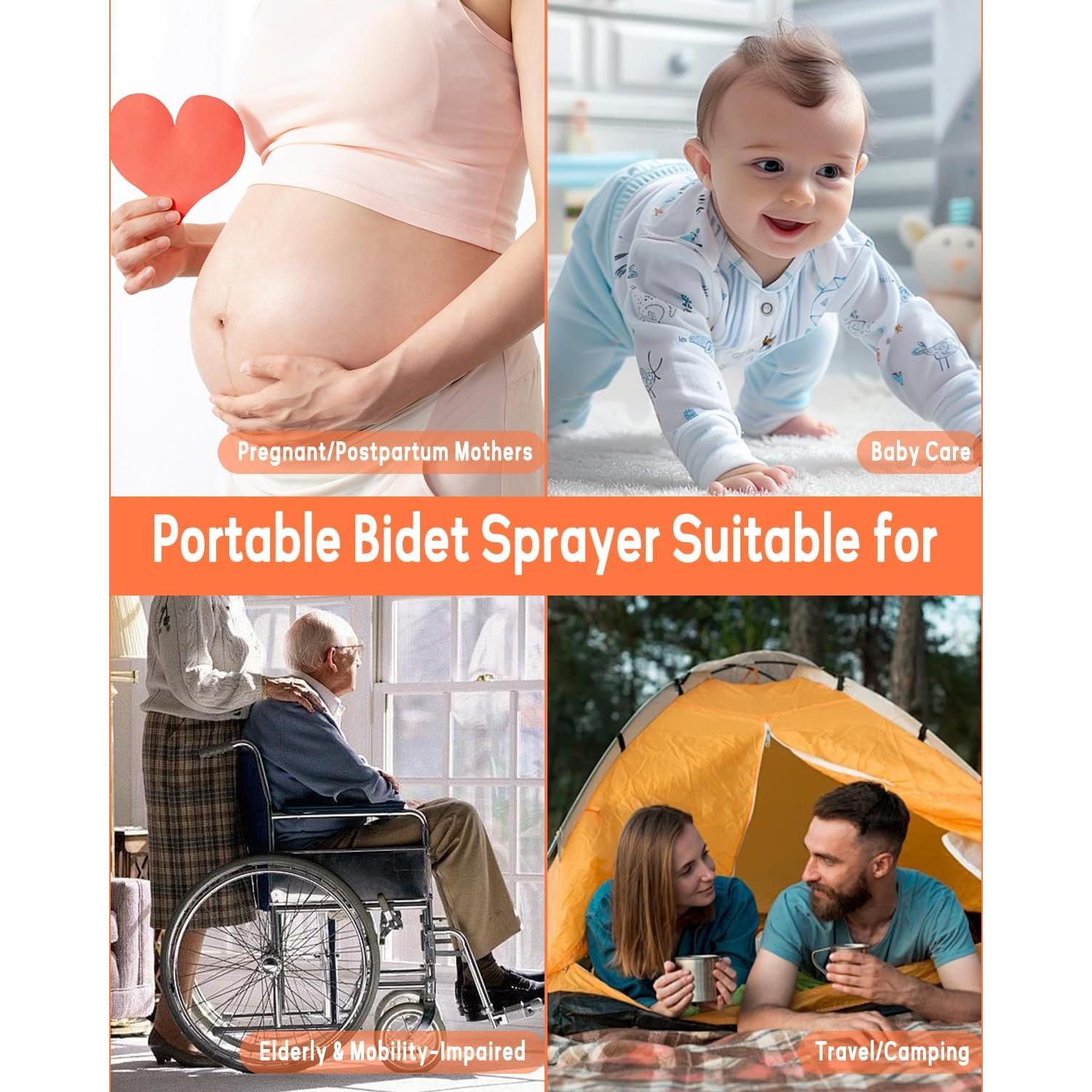 Bidet Portátil Ripmutter CX Recargable USB-C IPX7 180ML