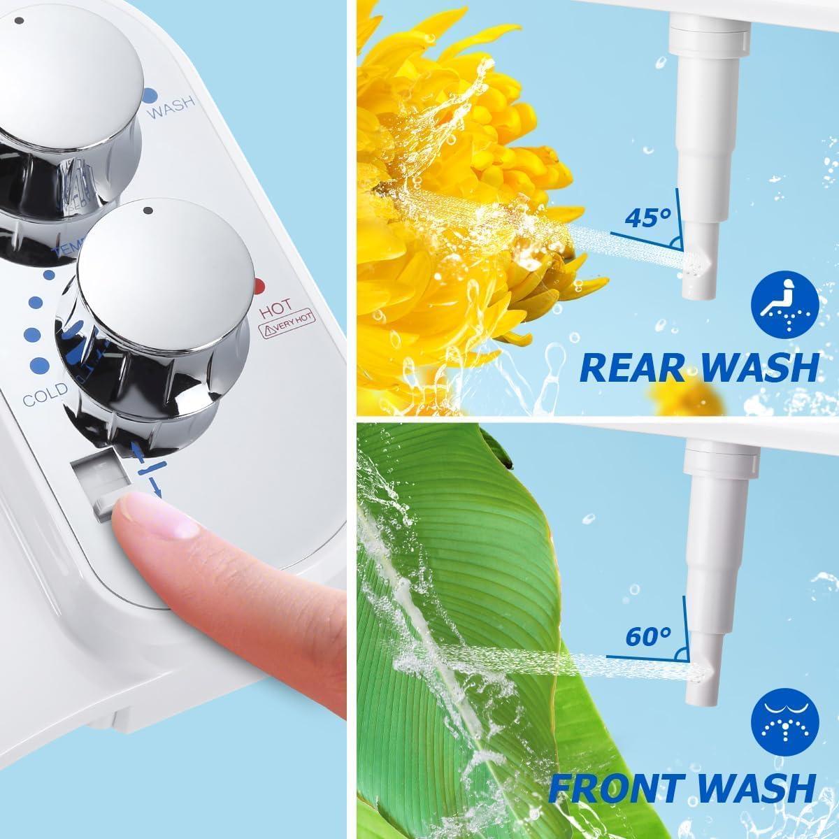 Bidet DooLv A8702 Agua Caliente y Fría Cromo Ajustable