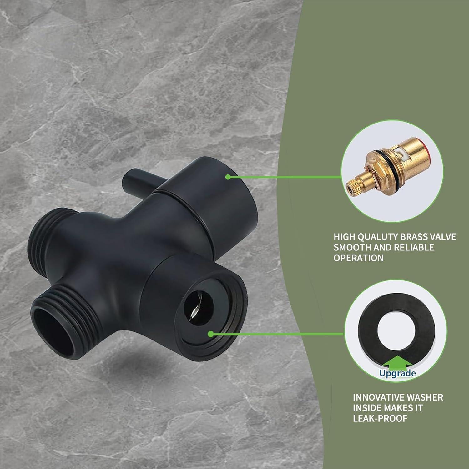 Rociador de Bidet de Mano Rulism con Válvula T y Manguera 149,86 cm