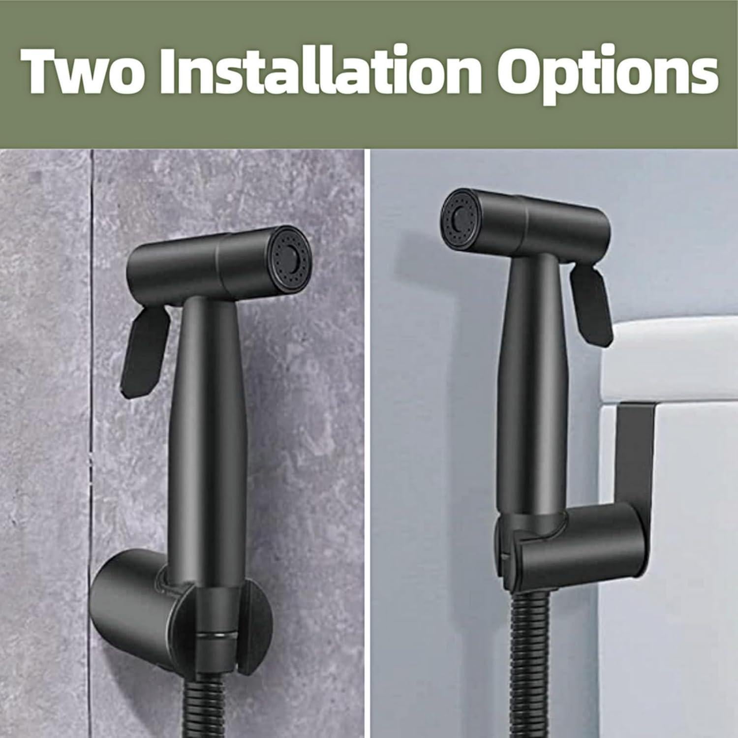 Rociador de Bidet de Mano Rulism con Válvula T y Manguera 149,86 cm