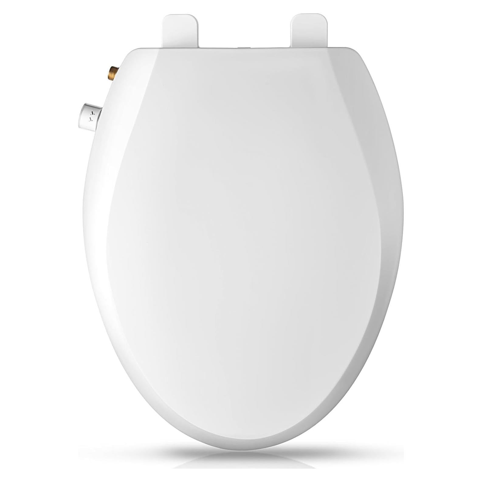 Asiento de inodoro bidet Clirass alargado con cierre lento