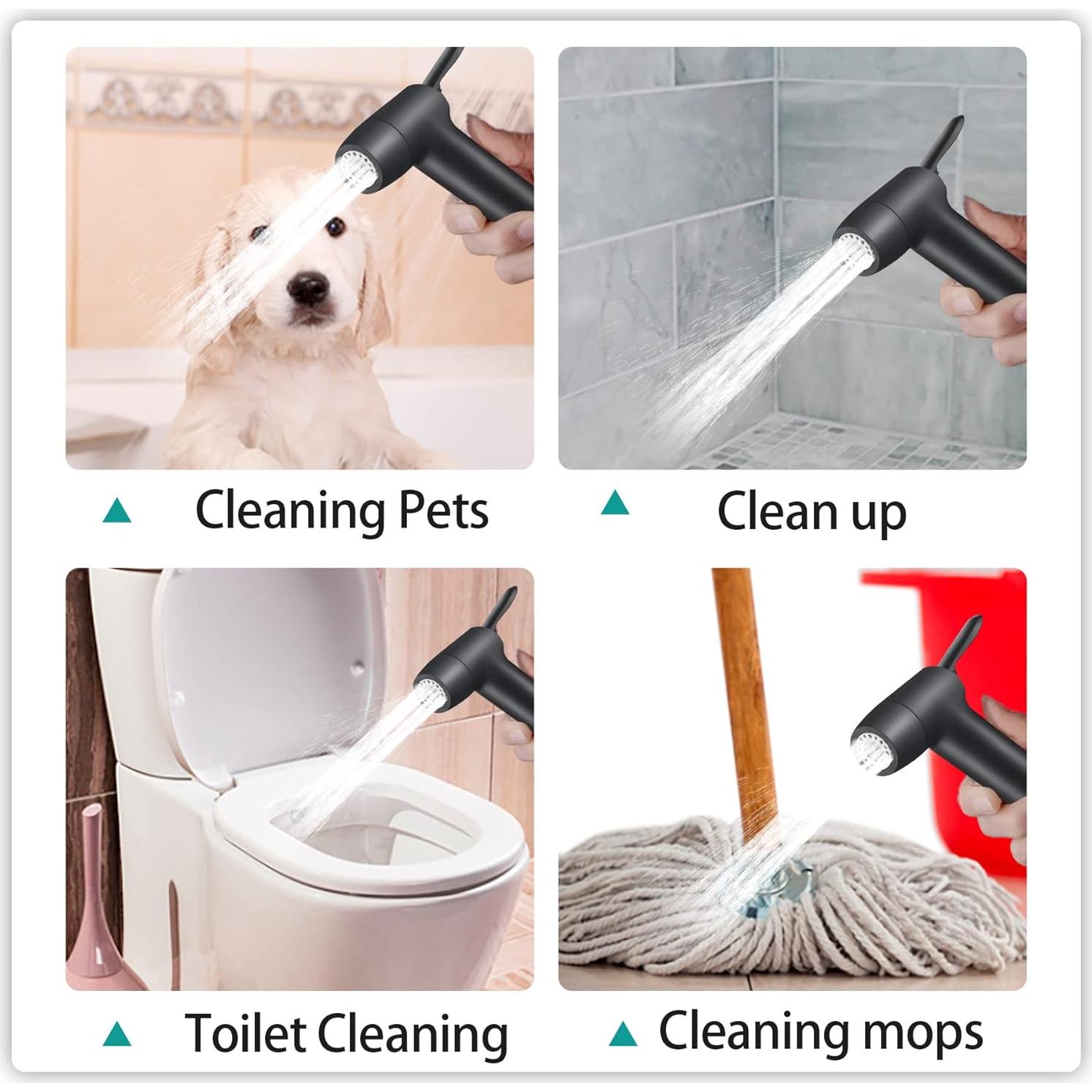 Rociador de Bidet de Mano Bafeel H1 Cromo Portátil