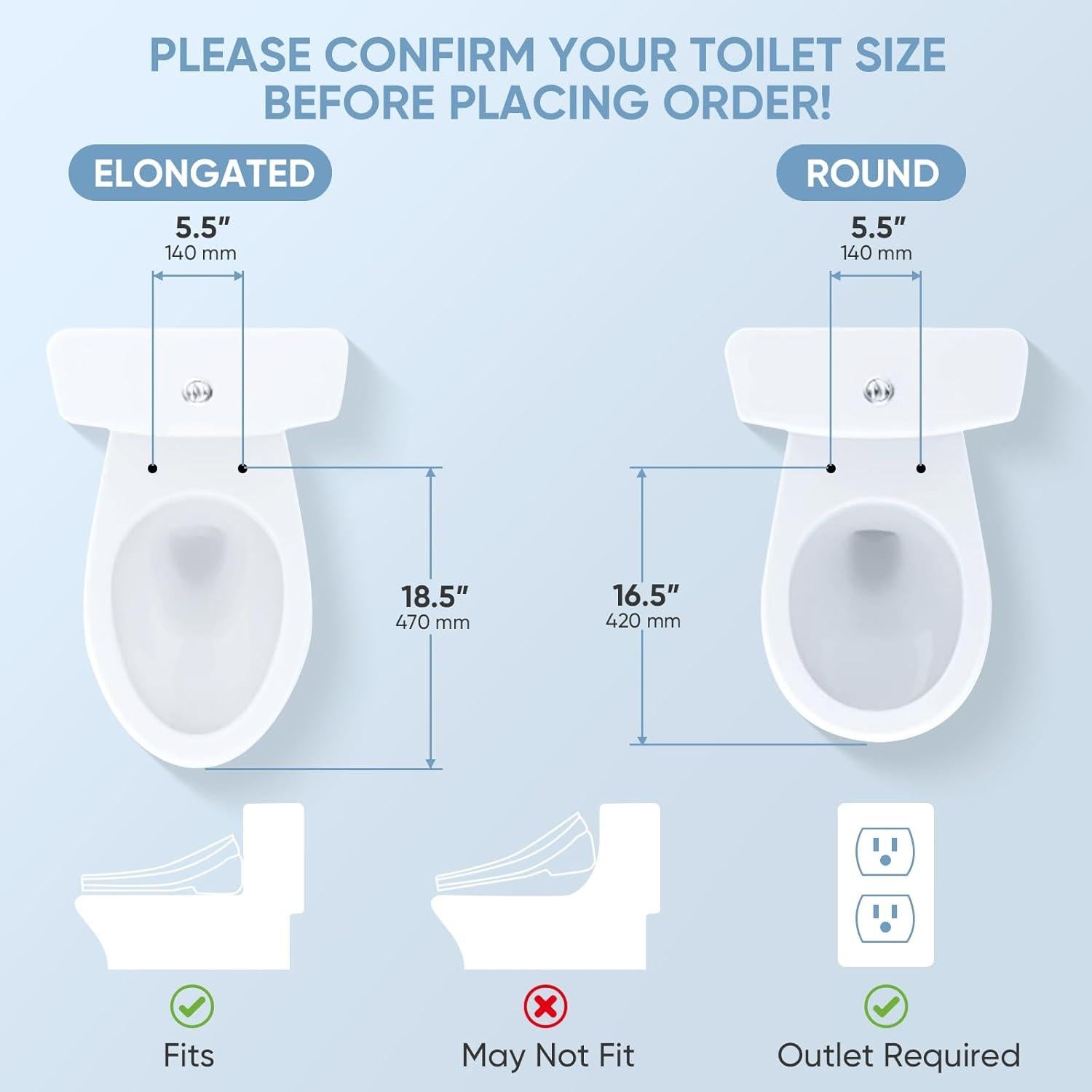 Asiento de Inodoro Bidet Inteligente LEIVI B01 con Control Remoto