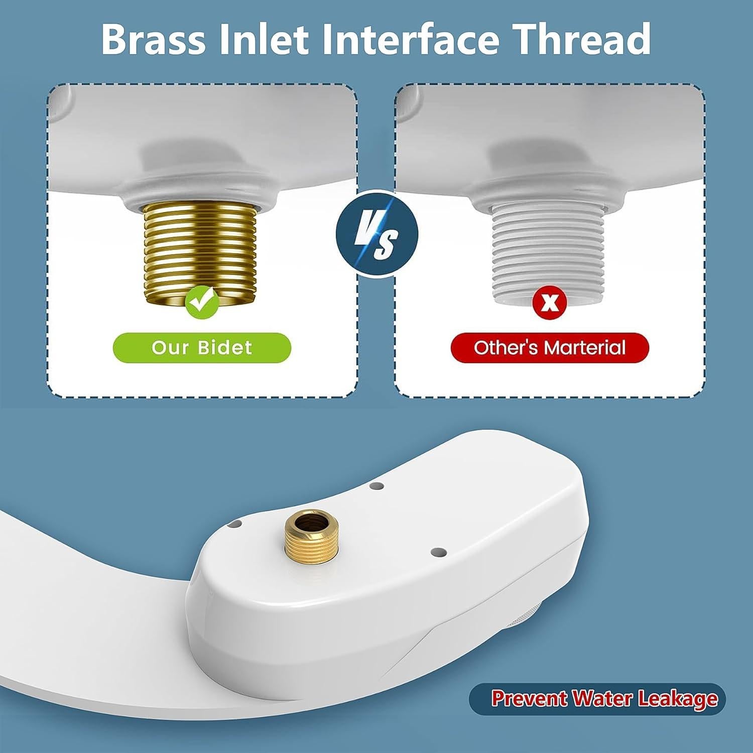 Bidet Izquierdo GALLOP Ultra Delgado con Doble Boquilla Cromo