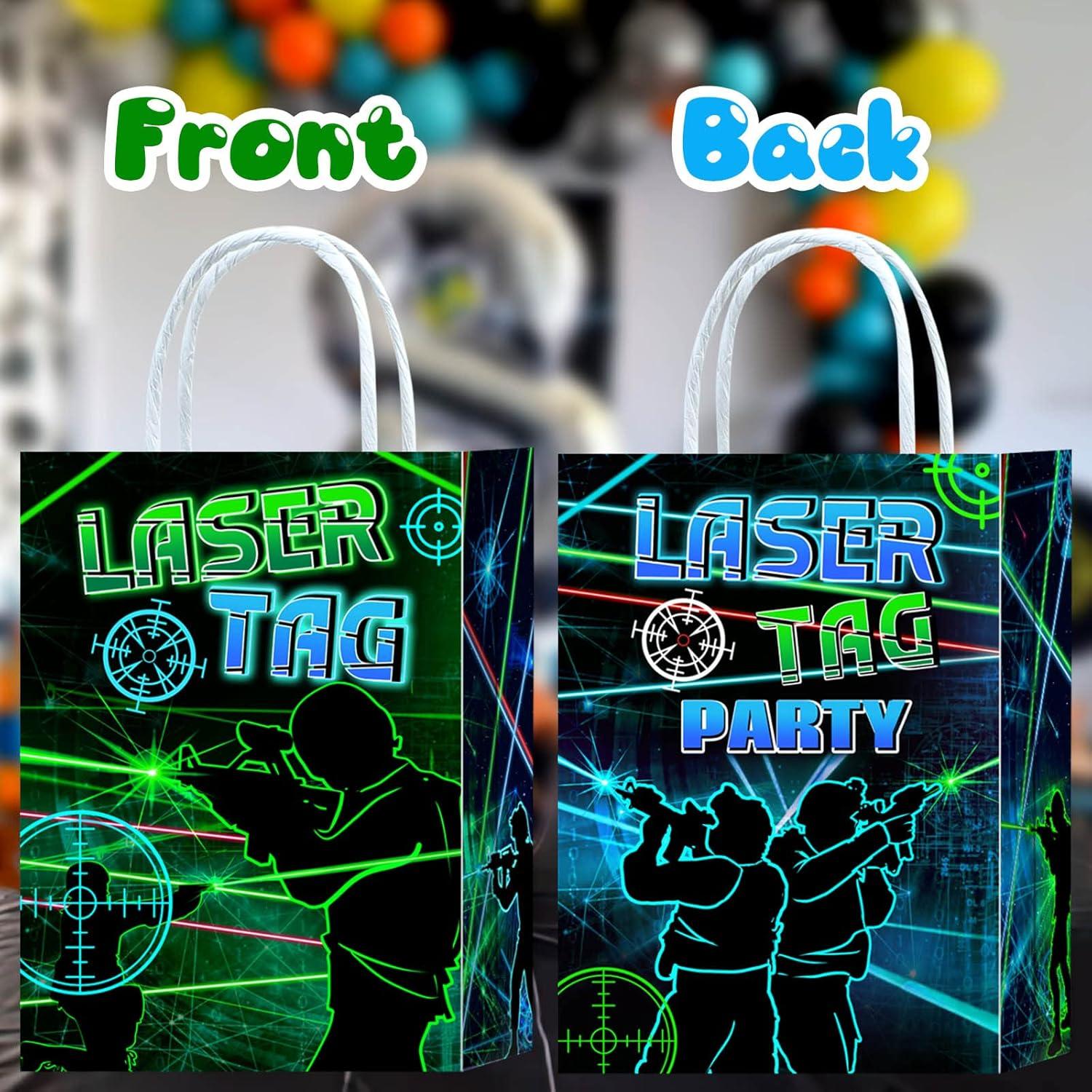 Bolsas de Regalo Tyndallrays 16 Piezas Laser Tag 21x15x8 cm