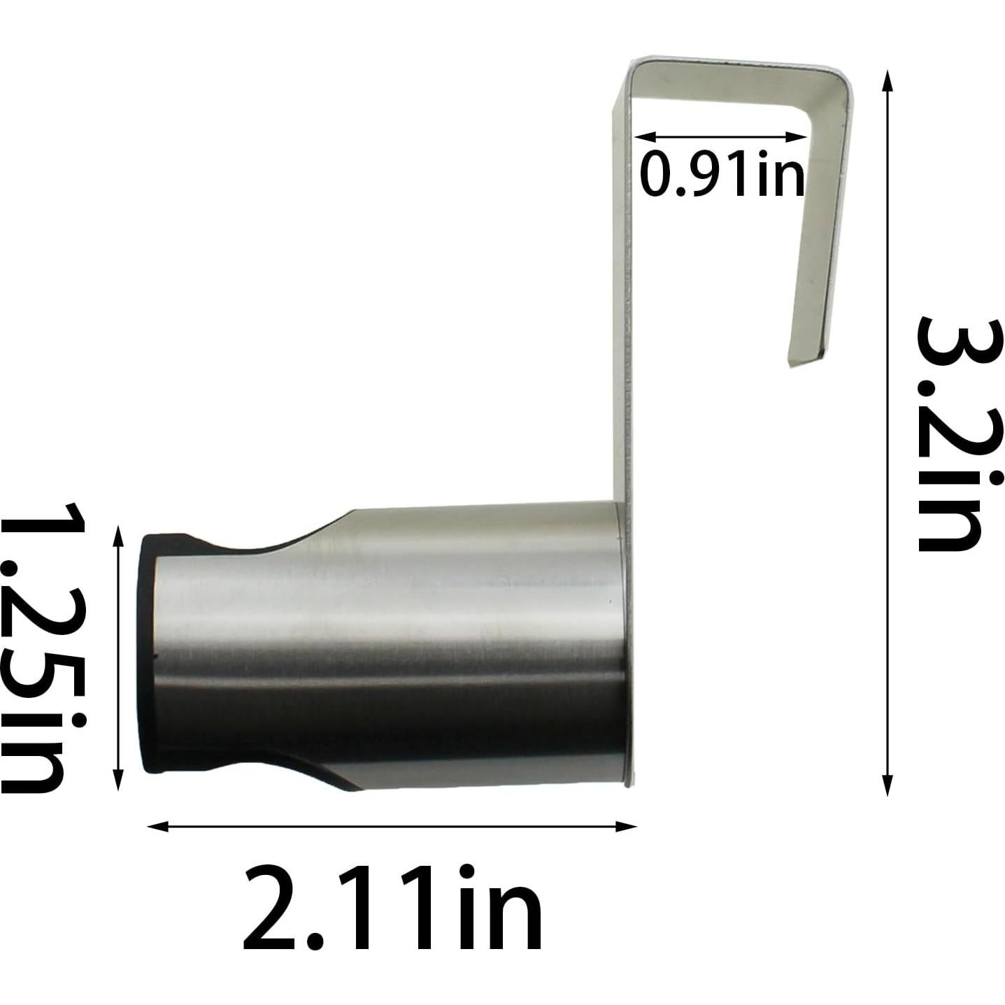 Soporte de Rociador de Bidet TAODAN Acero Inoxidable 42x98mm
