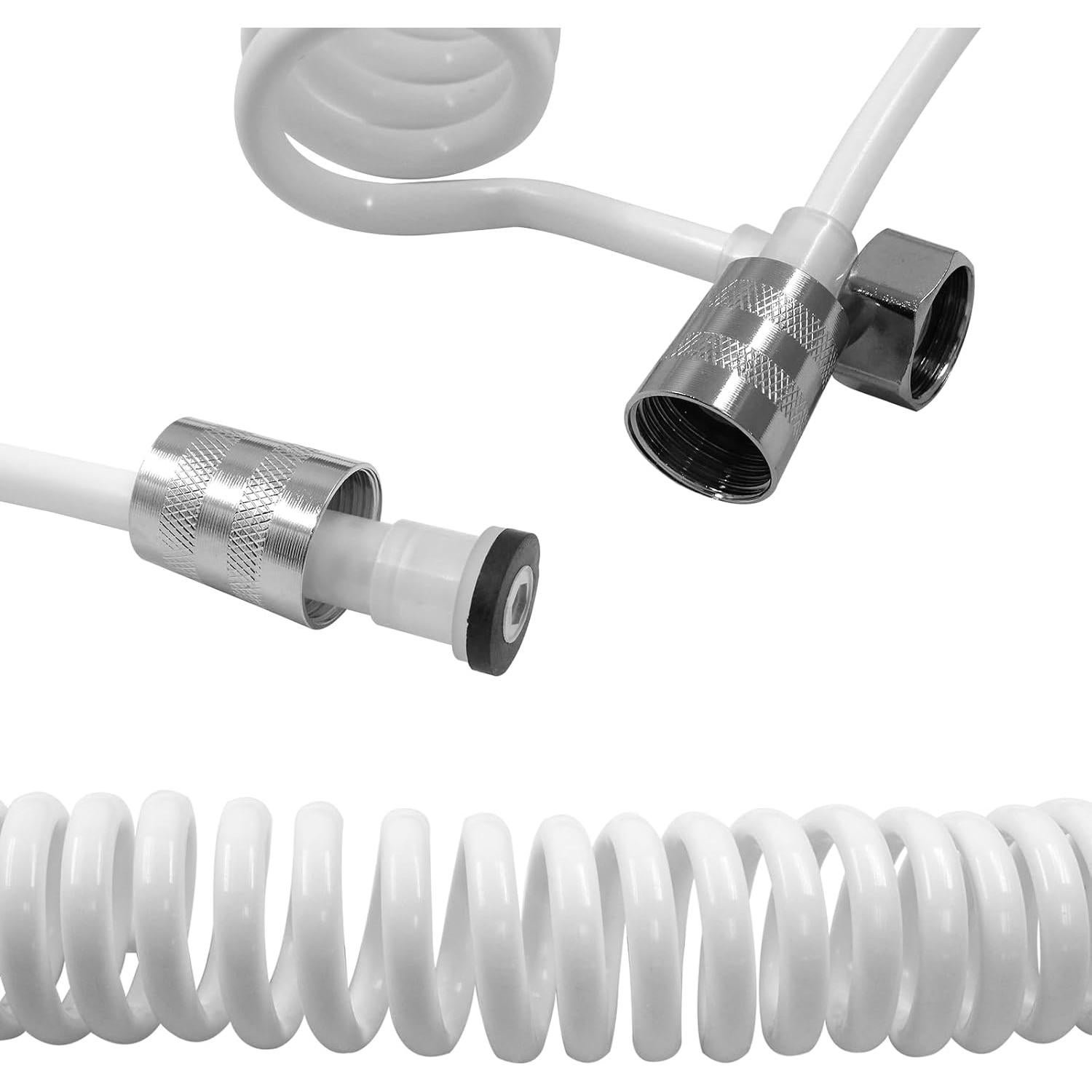 Manguera de Bidet Flexible Coufce 3m PU Blanca Accesorio Baño