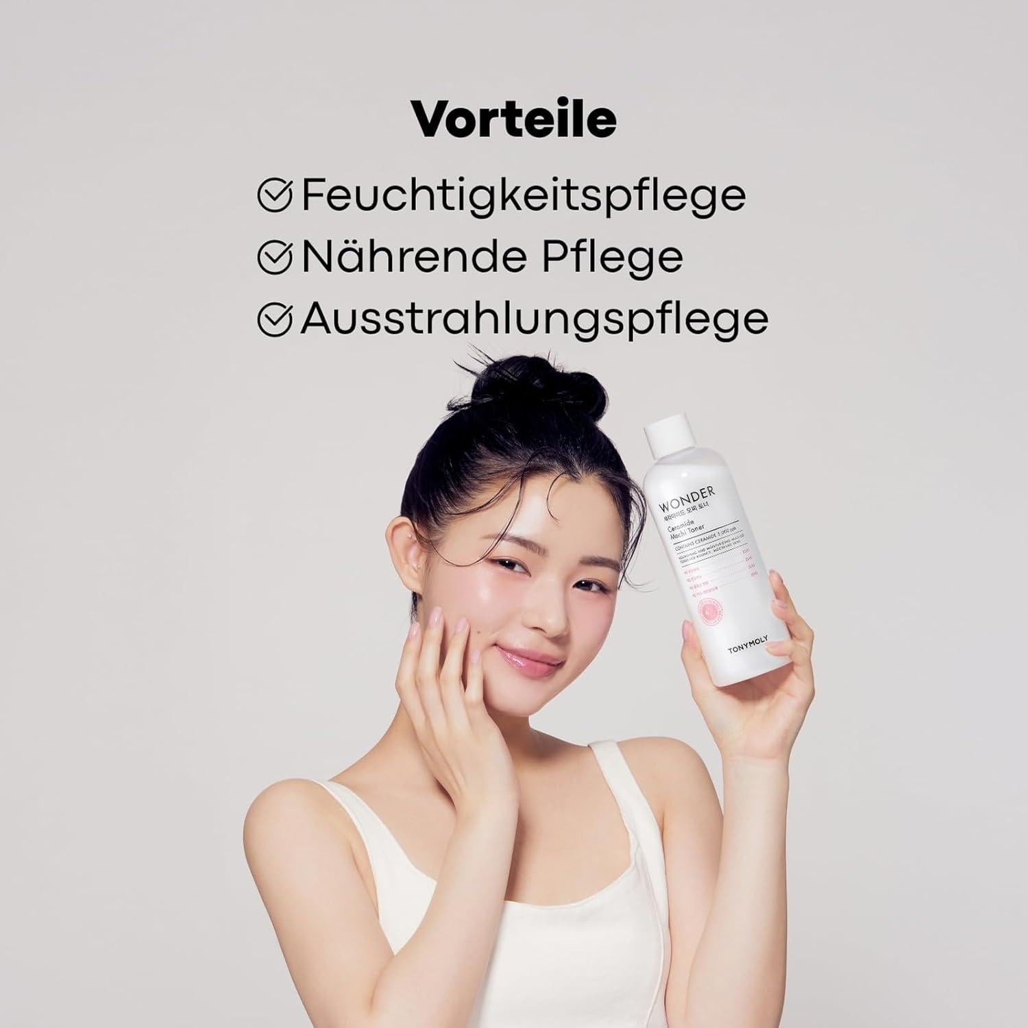 Toner Hidratante TONYMOLY Wonder Ceramide 500 ml Piel Saludable