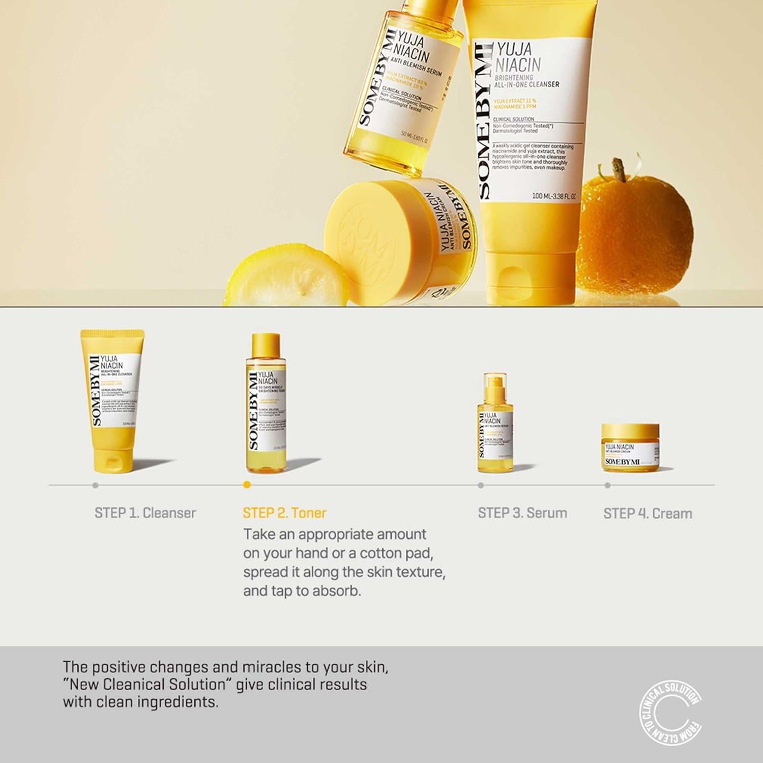 Toner Facial Iluminador SOME BY MI Yuja Niacin 150ml