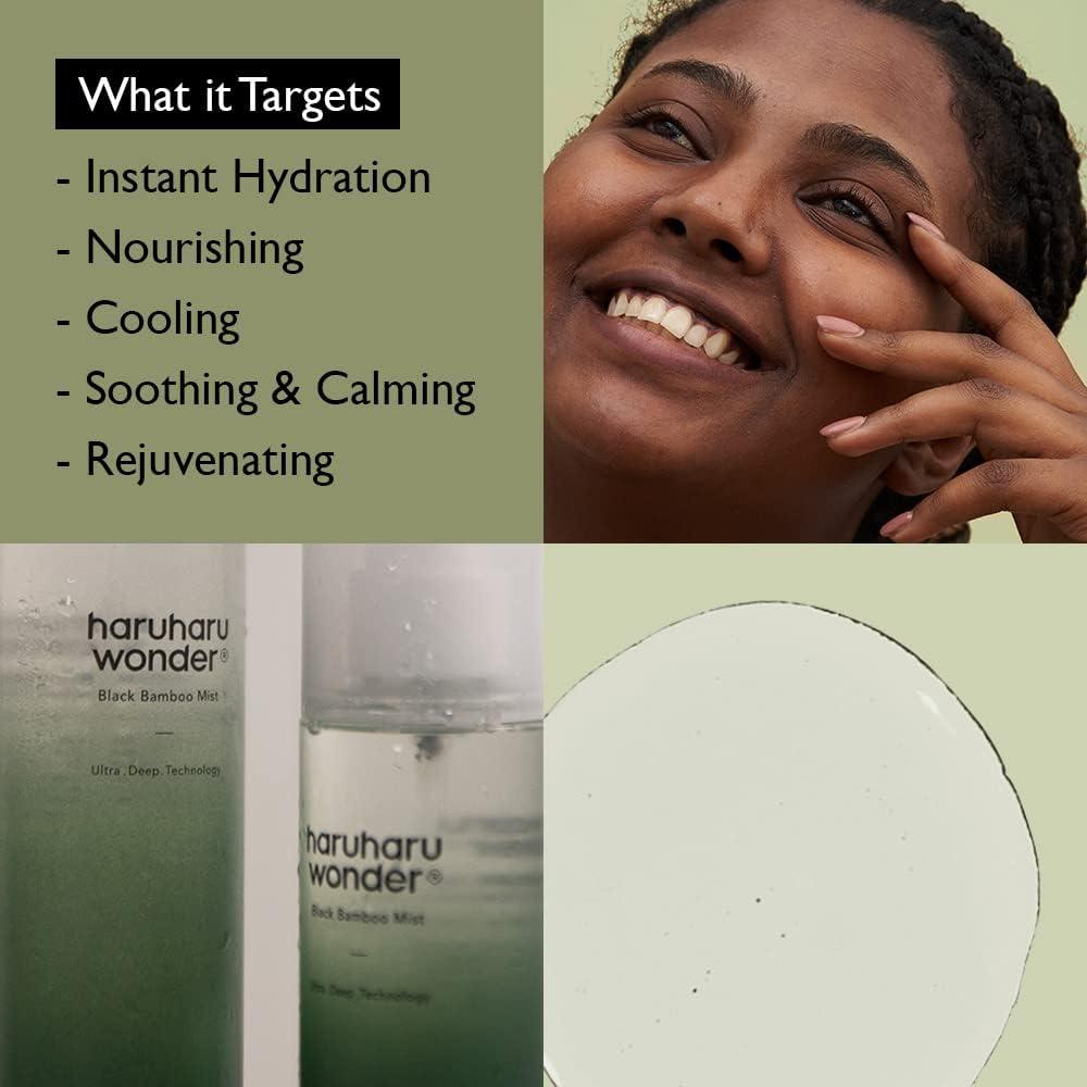 Haruharu Wonder Mist Hidratante 150 ml - Bambú Negro