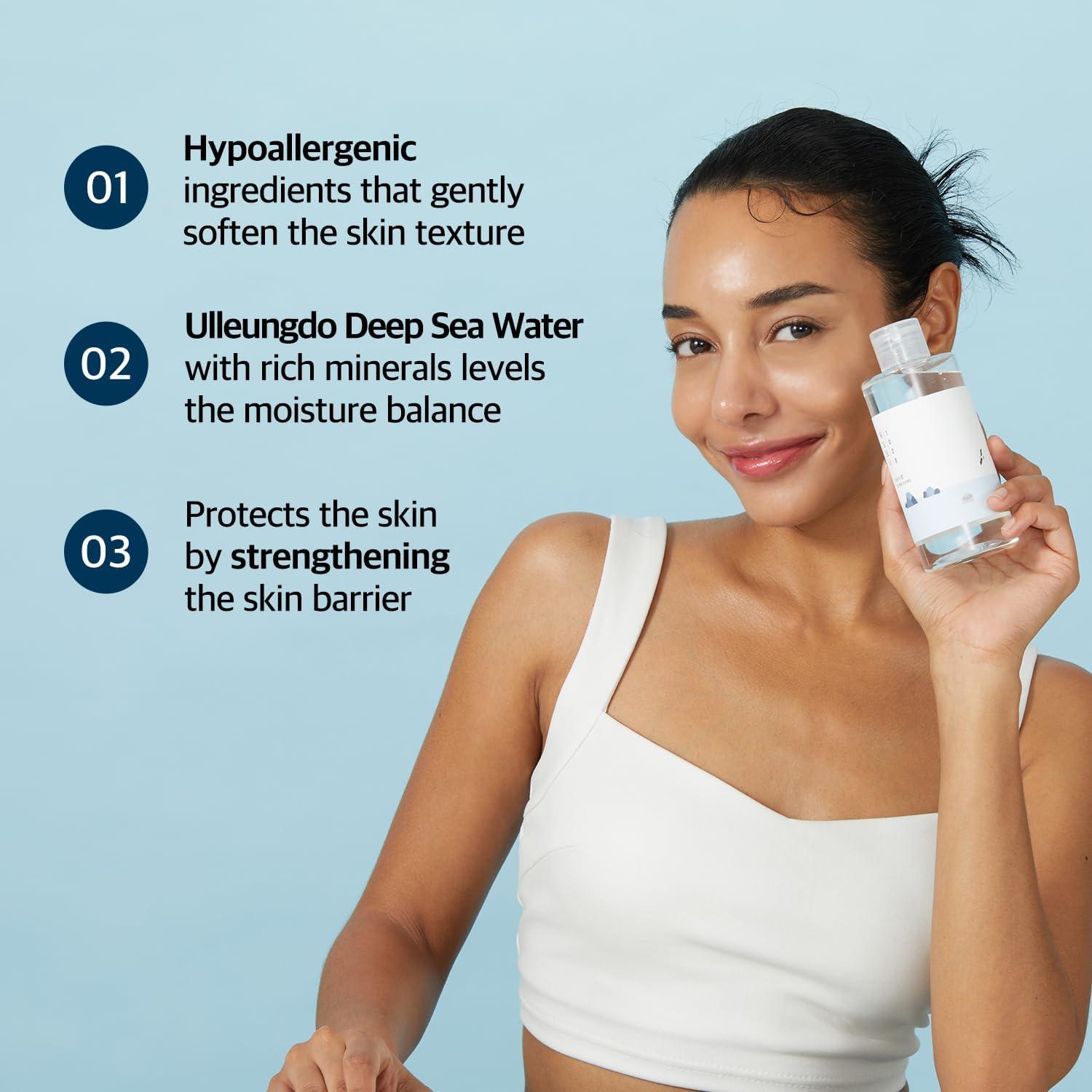 Tónico Round Lab Dokdo 100ml Exfoliante Hidratante