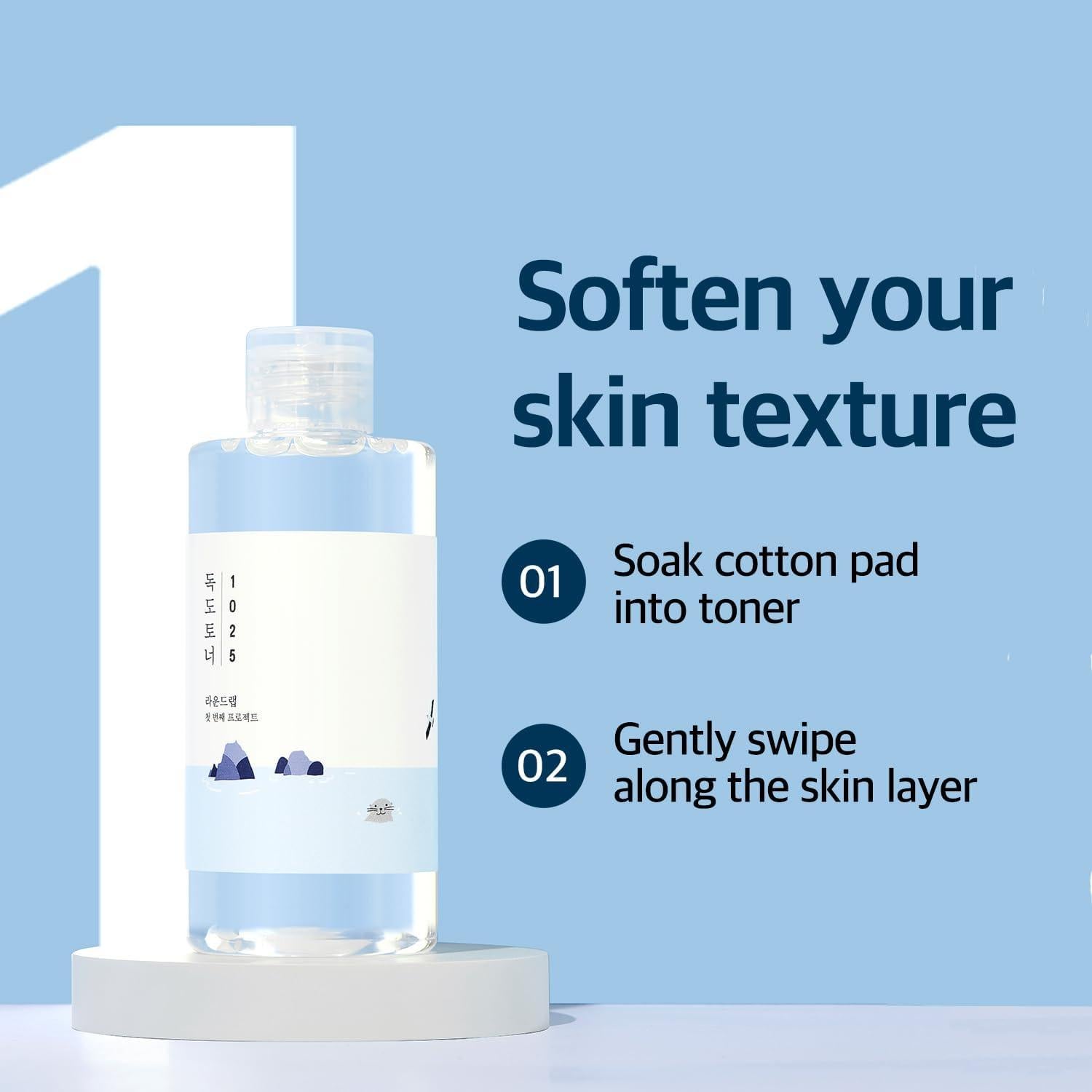 Tónico Round Lab Dokdo 100ml Exfoliante Hidratante