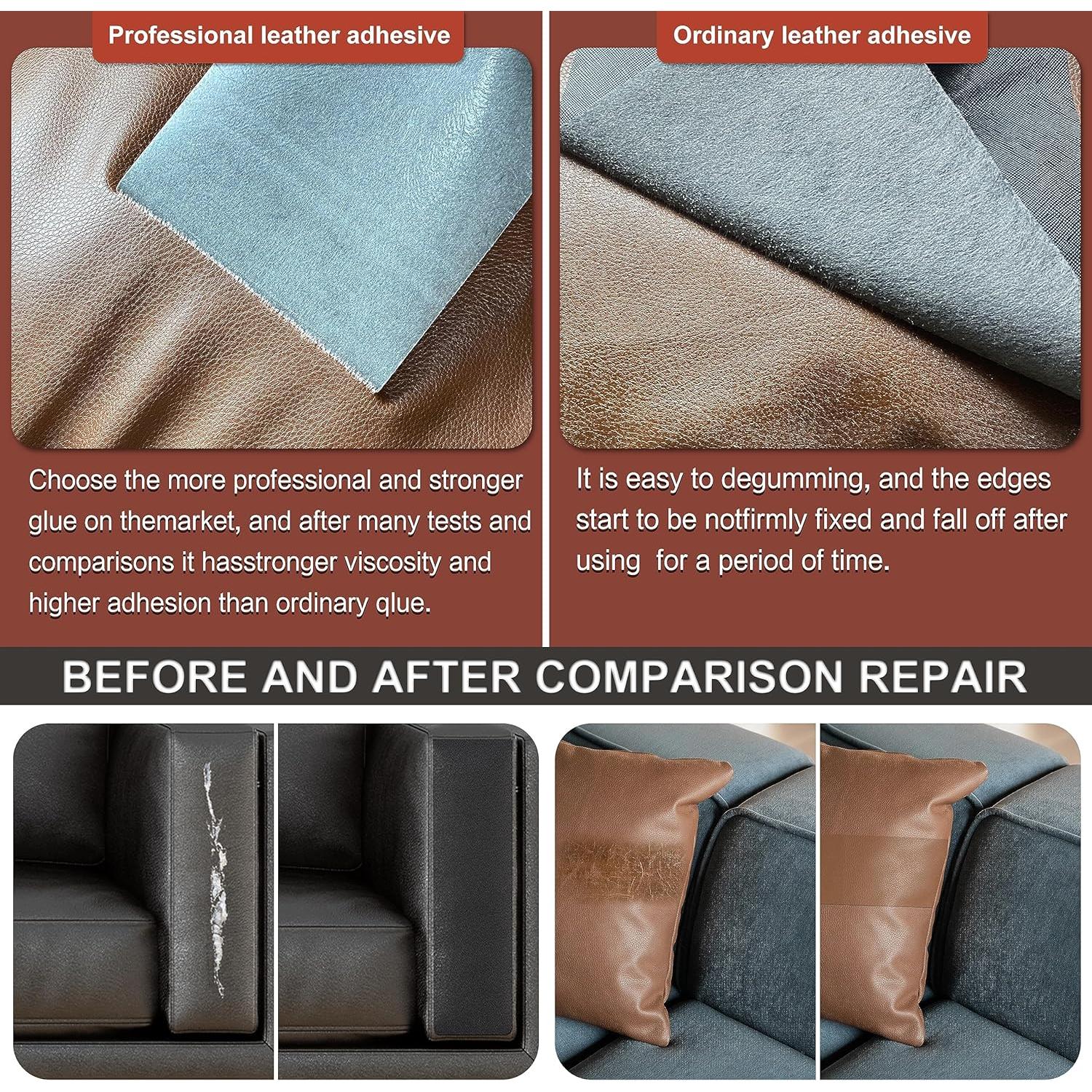 Cinta de Reparación de Cuero Besezx 7,87x152,4 cm Negra