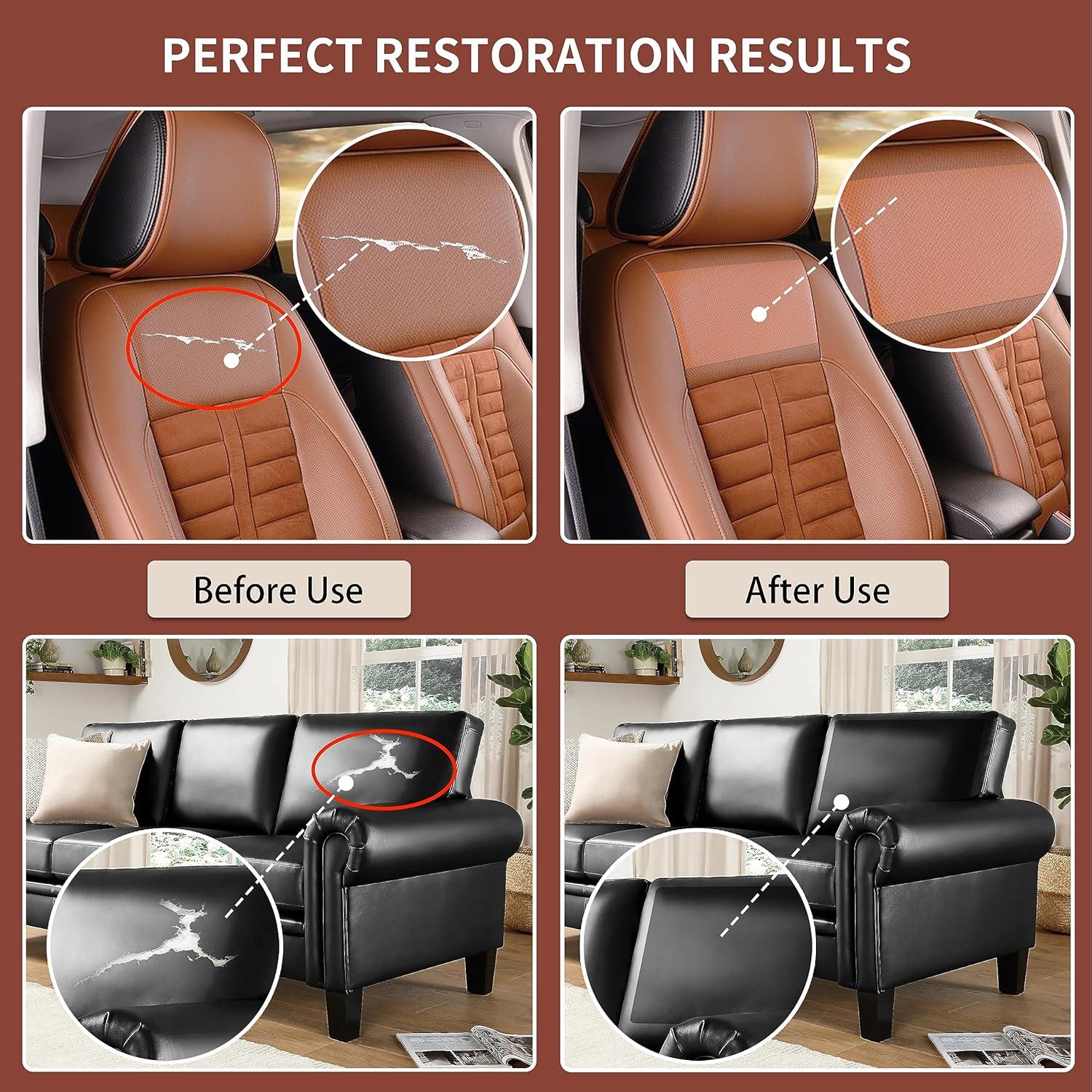 Cinta de Reparación de Cuero Besezx 7,87x152,4 cm Negra