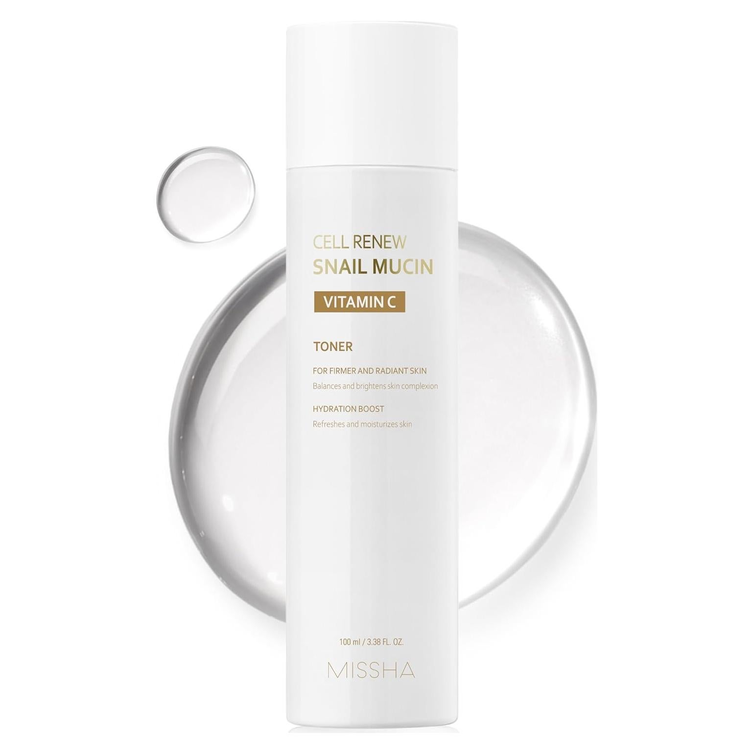 Tónico Facial Coreano MISSHA Mucina de Caracol 150ml