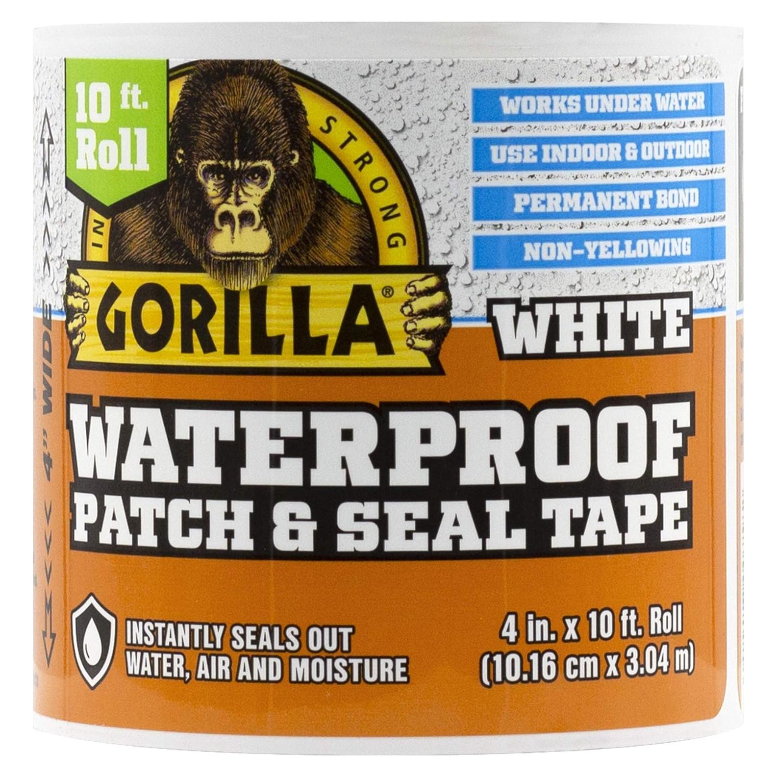 Cinta Impermeable Gorilla Patch & Seal 10 m Blanca