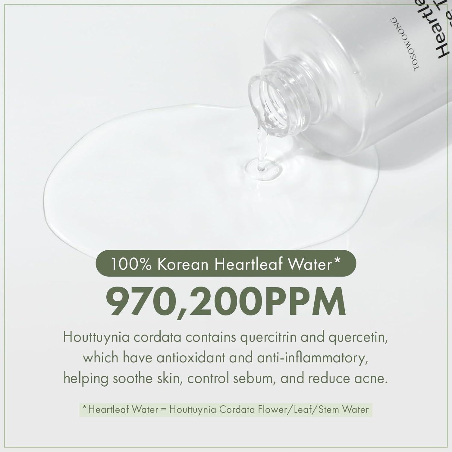 Tónico Facial Calmante Mantong 250ml Agua de Heartleaf