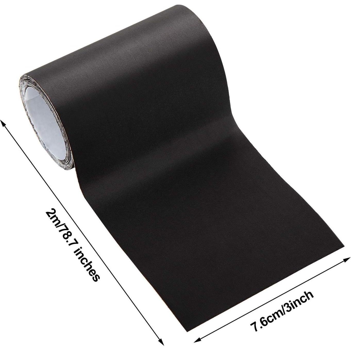 Parche de Reparación Autoadhesivo Nylon WILLBOND 7,6 cm x 2 m Negro