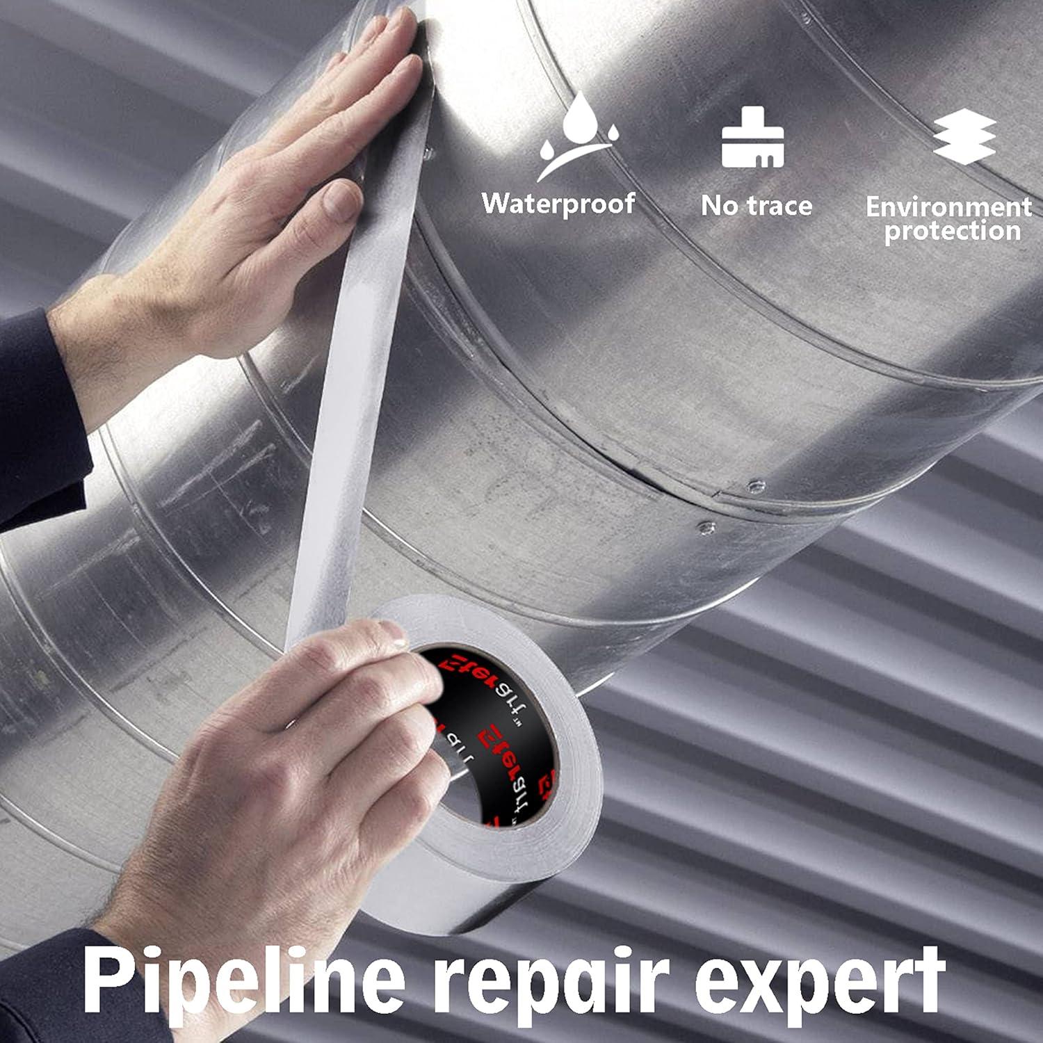 Cinta de Ducto de Aluminio Eterart 5 cm x 18.3 m Alta Temperatura