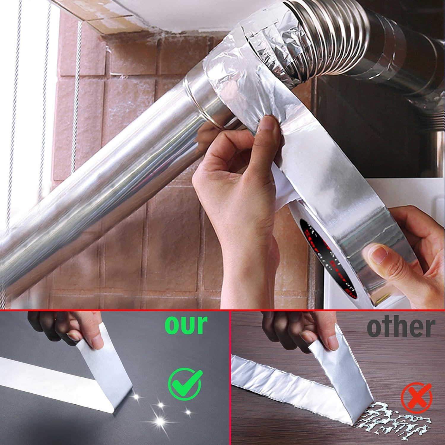 Cinta de Ducto de Aluminio Eterart 5 cm x 18.3 m Alta Temperatura