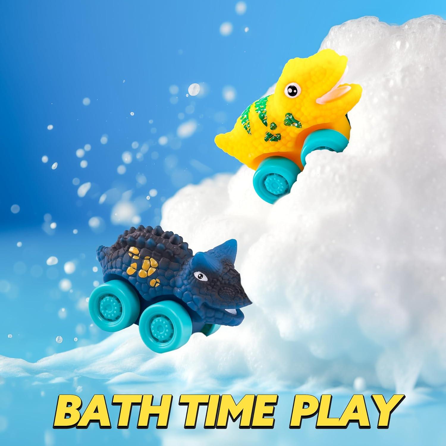 Camión Transportador de Dinosaurios JOYIN con 6 Coches