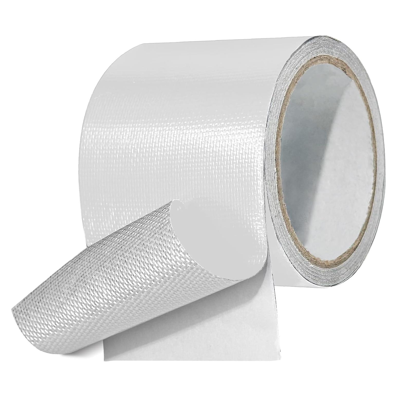 Cinta de Reparación Impermeable Tikfoam 7,62m x 7,62cm Blanca