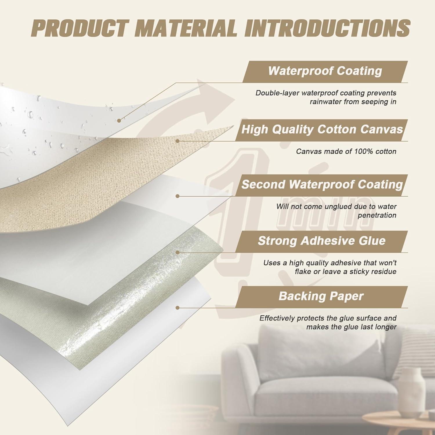 Parches de Reparación de Lona OAZ 10,16 x 200,66 cm Negro