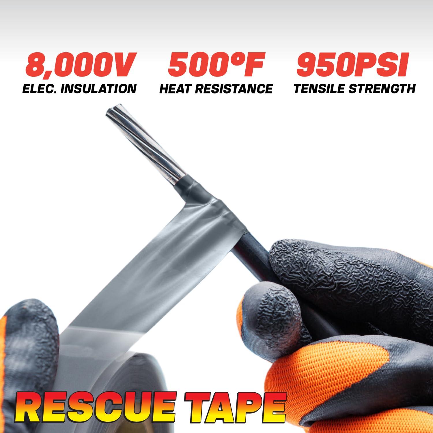 Cinta de Silicona Auto-Fusionante Rescue Tape 2,54cm x 3,66m