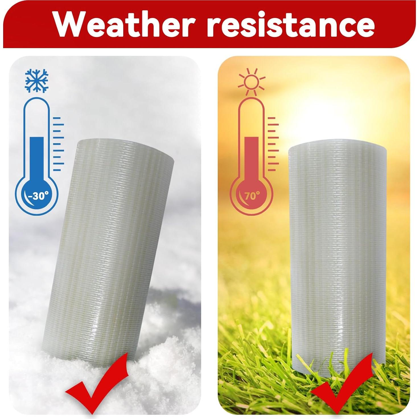 Cinta de reparación impermeable Birllaid 12.7cm x 9.14m