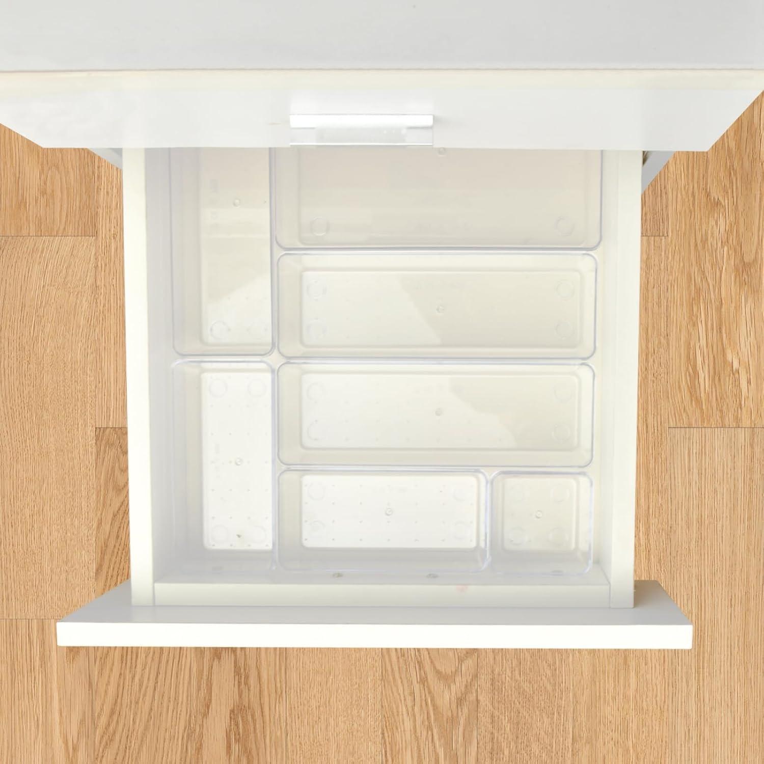 Juego de Organizadores de Cajones Manalete 15 Piezas Transparente