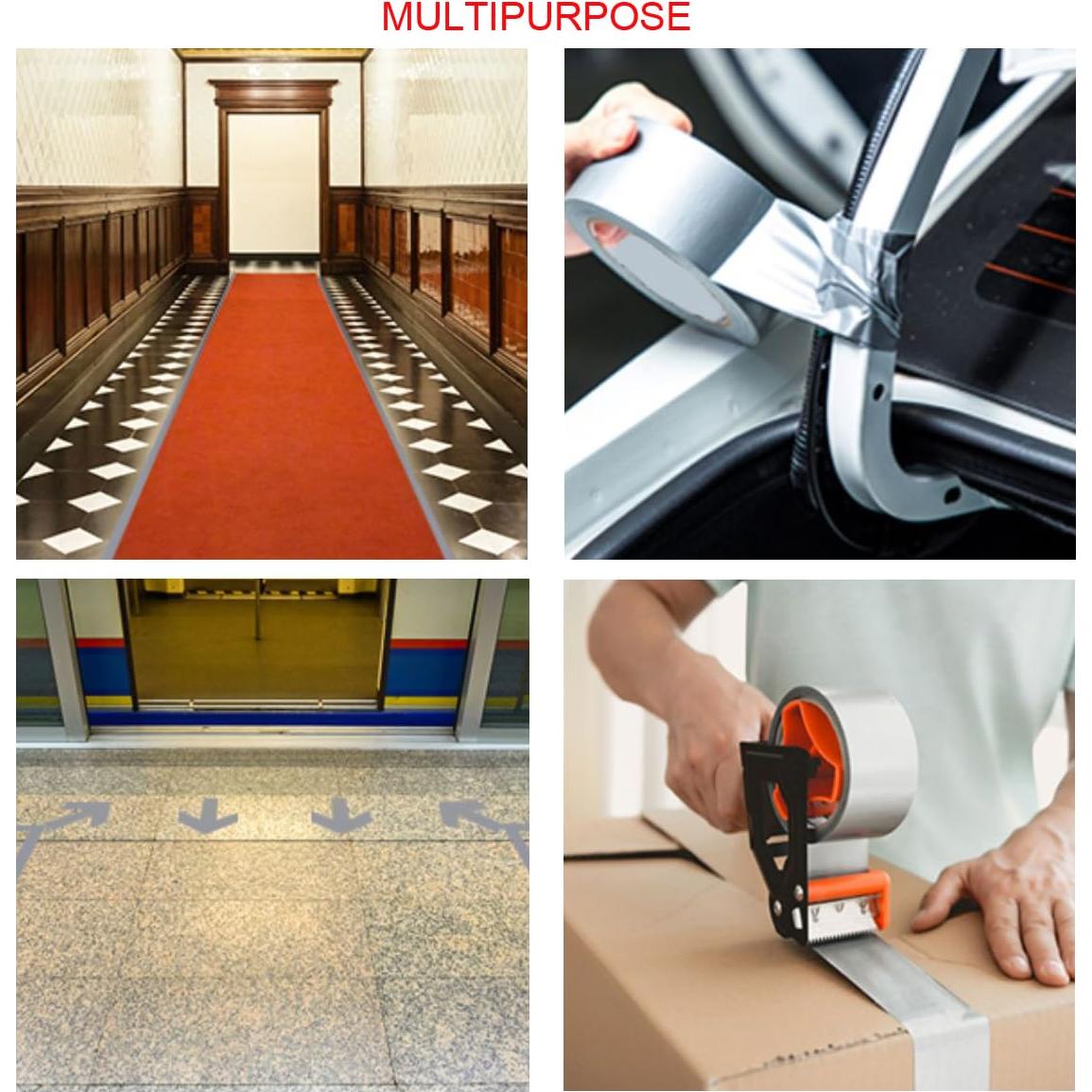 Paquete de 3 Cinta Ducto Resistente al Agua 5cm x 18m