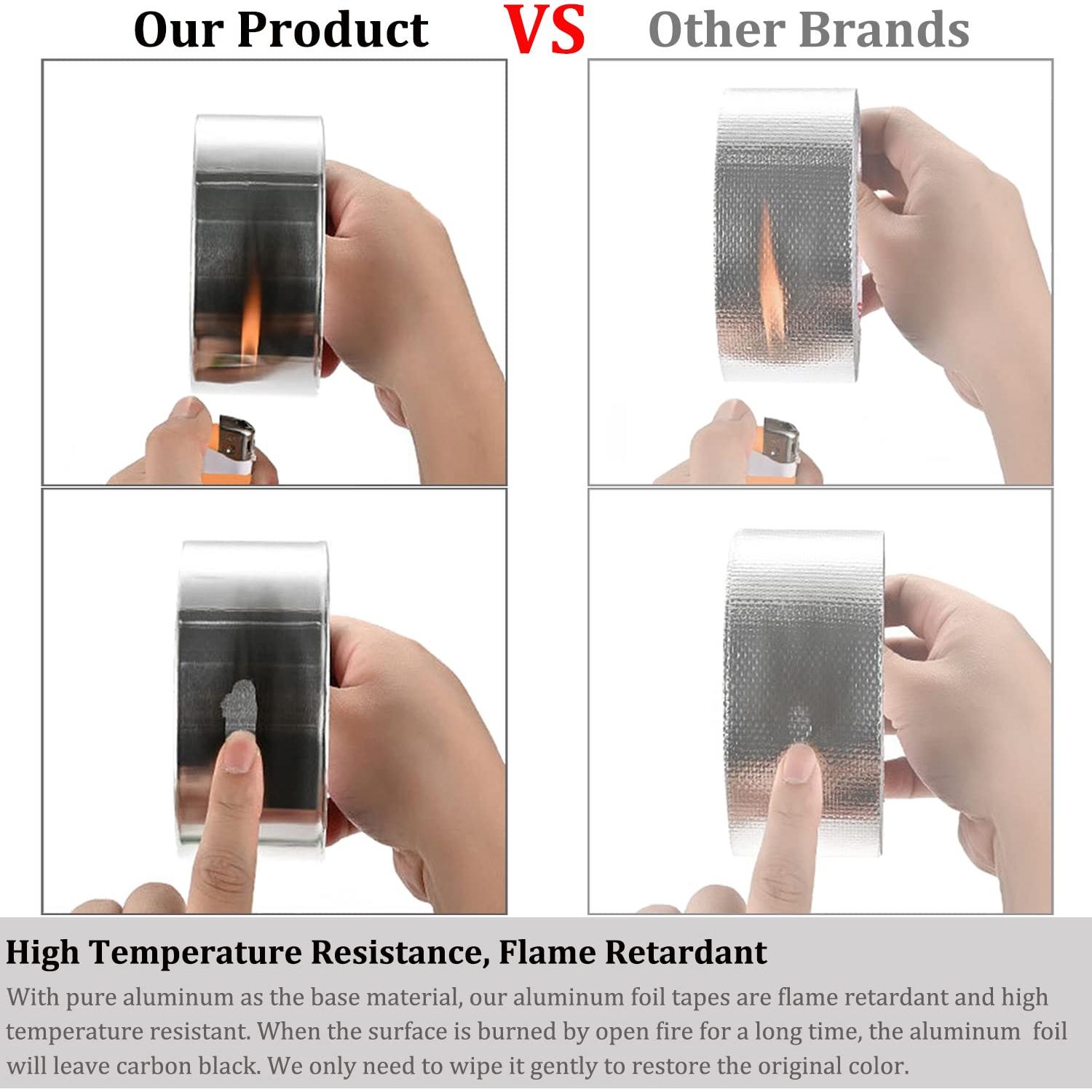 Cinta Adhesiva de Aluminio 5cm x 20m Smaring Resistente