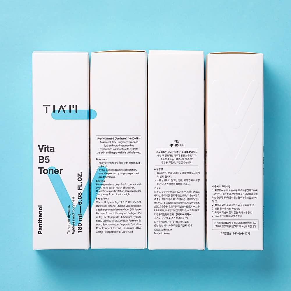 Tónico Hidratante TIA'M Vita B5 180 ml Piel Seca y Sensible