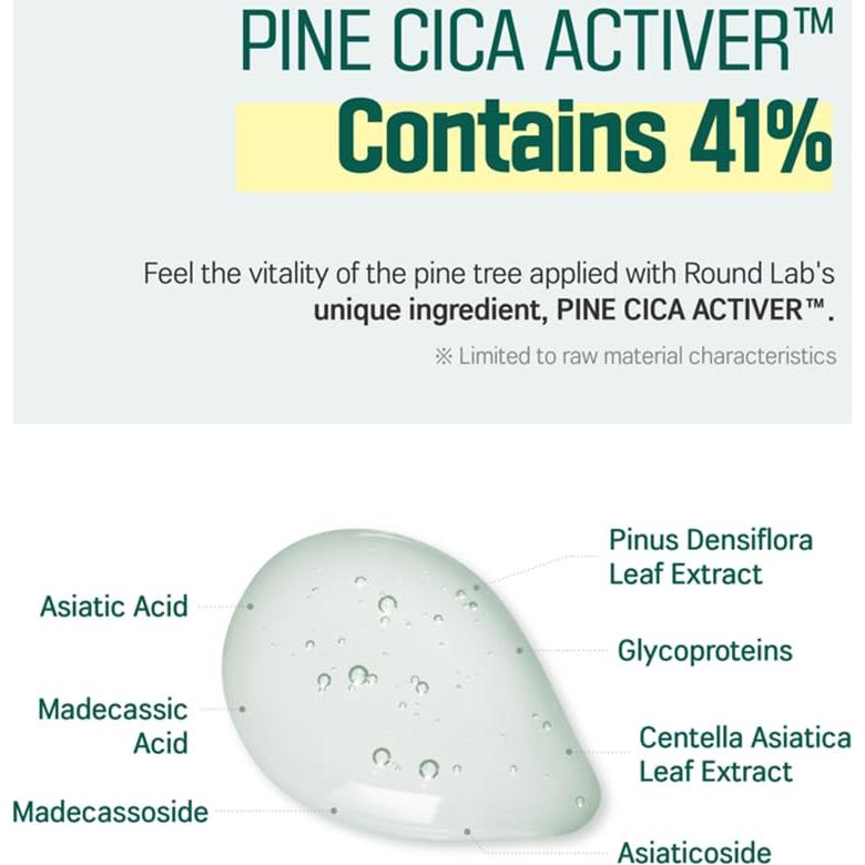 Tónico Calmante Cica de Pino Round Lab 250ml Hidratante