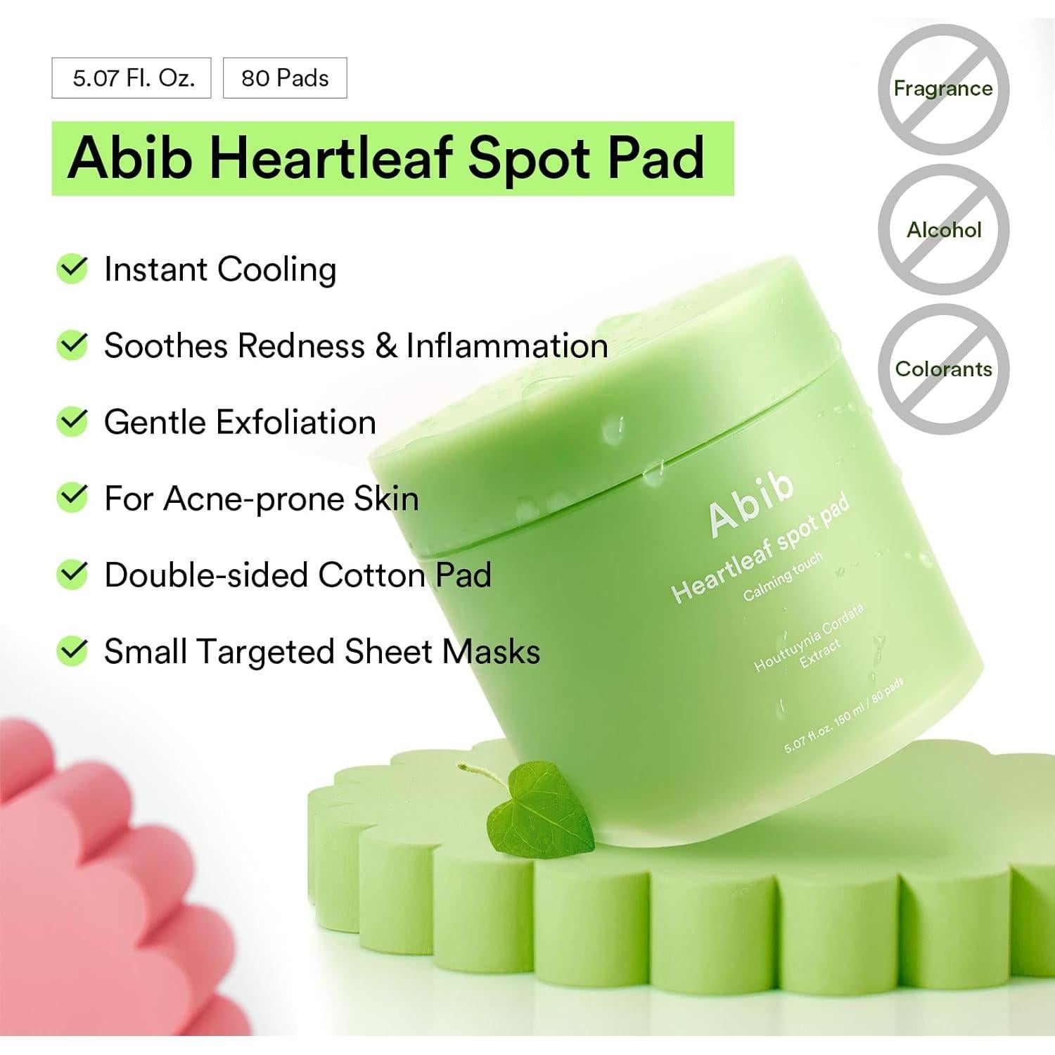 Abib Almohadillas Calmantes para Acné 80 Unidades