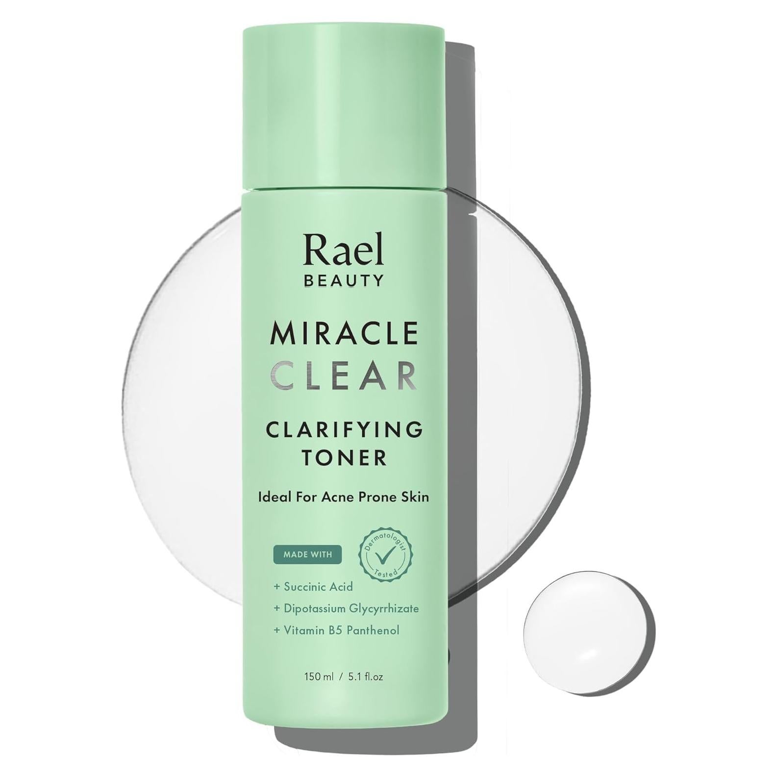 Tónico Rael Miracle Clear 151ml - Reducción de Poros y Aceites