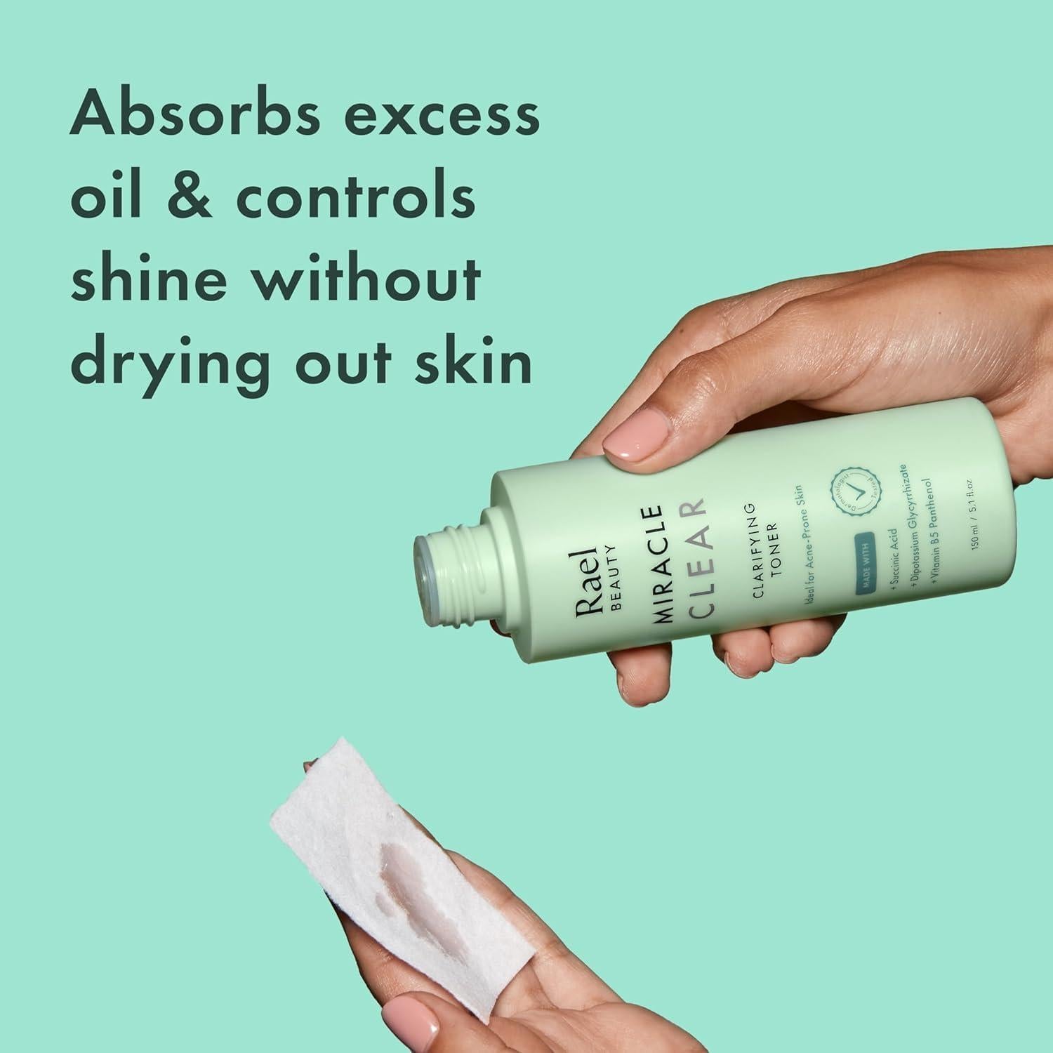 Tónico Rael Miracle Clear 151ml - Reducción de Poros y Aceites