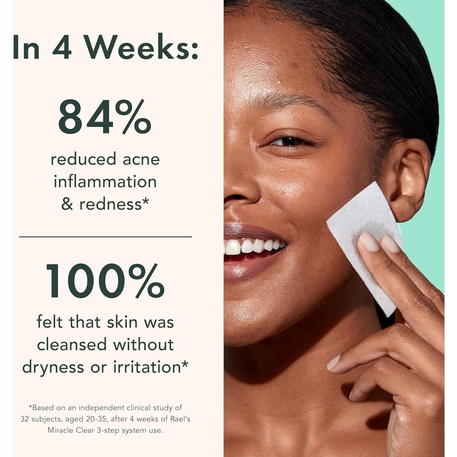 Tónico Rael Miracle Clear 151ml - Reducción de Poros y Aceites