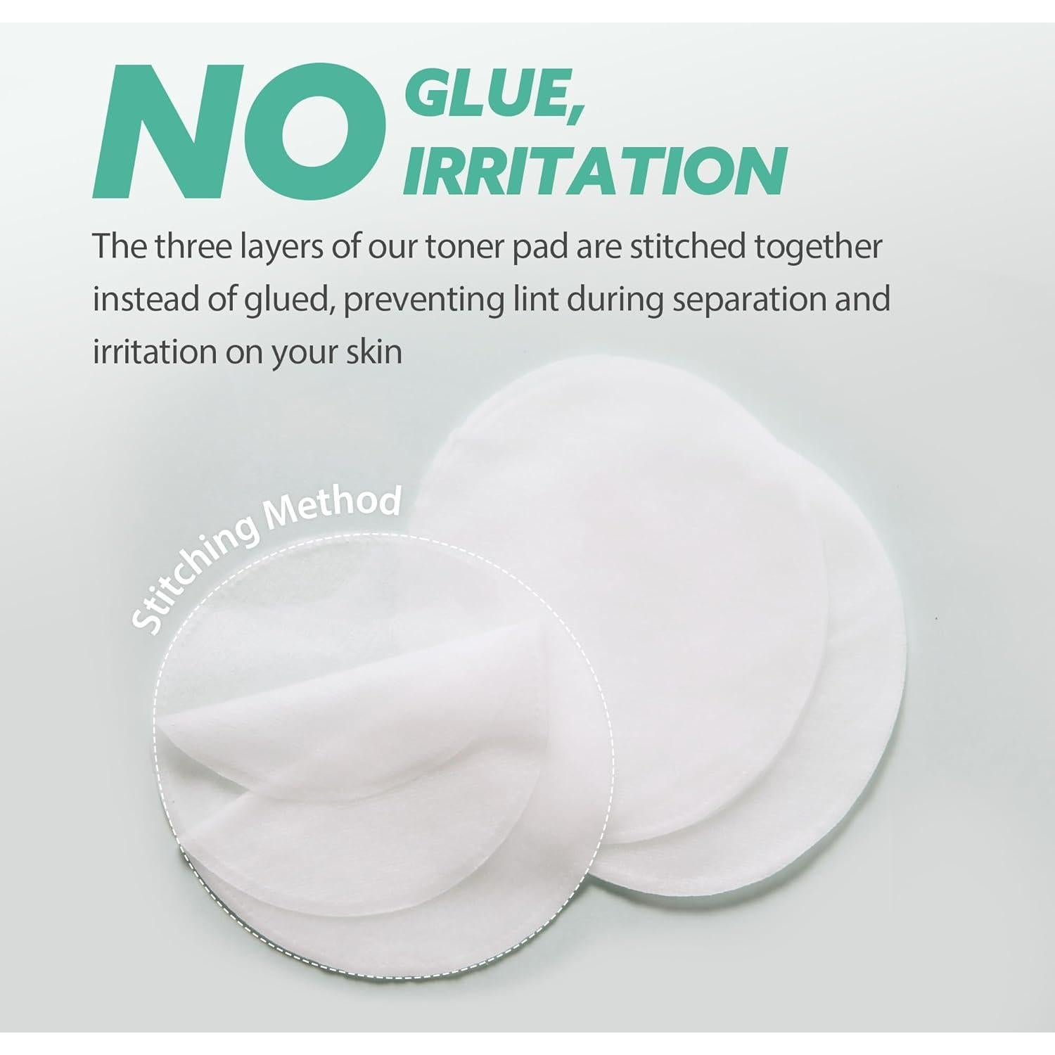 Almohadillas Faciales Hidratantes Milktouch 60pcs - Ácido Hialurónico