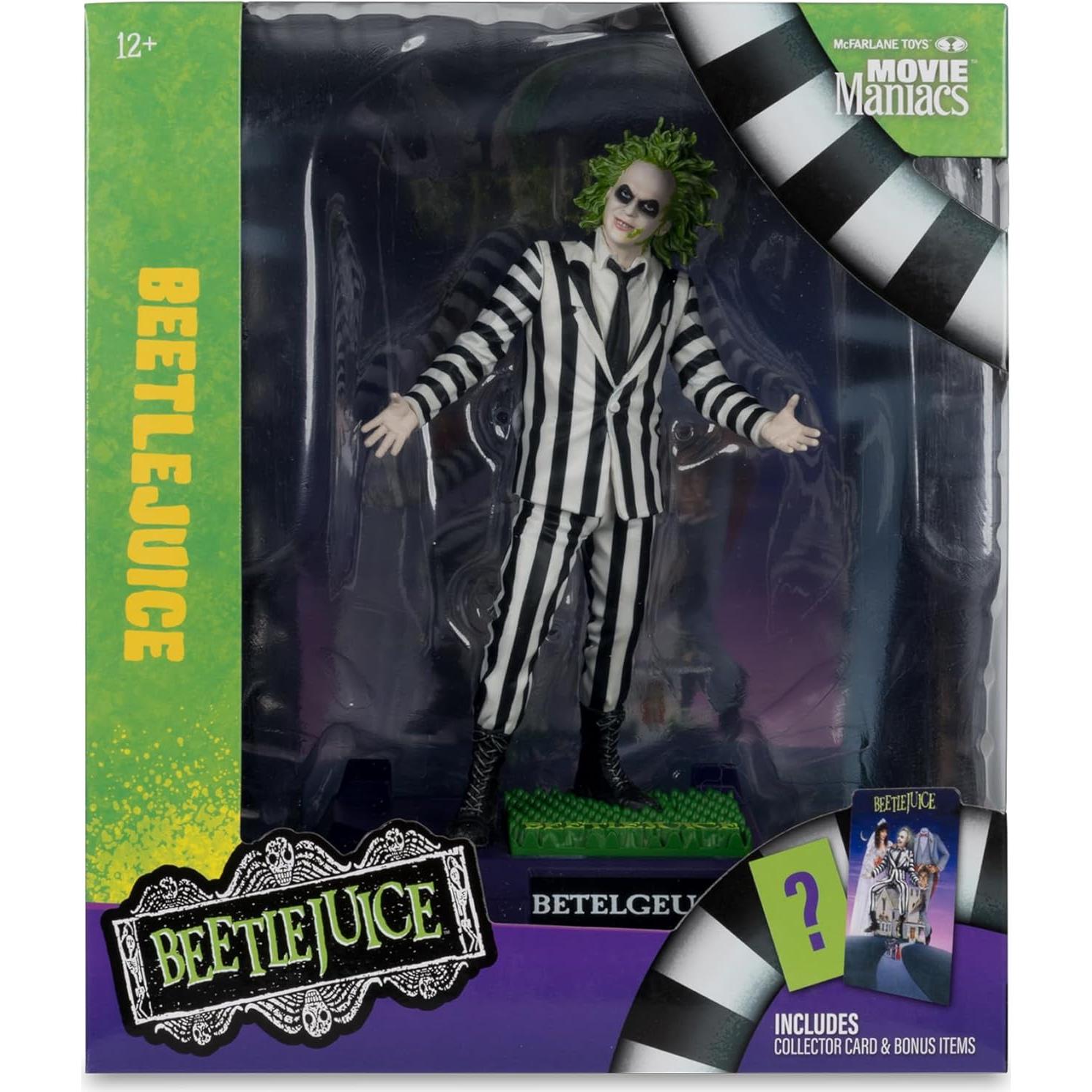Figura Beetlejuice McFarlane Toys 15,24 cm con accesorios