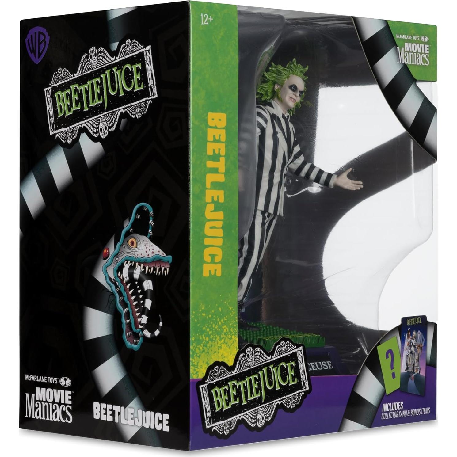 Figura Beetlejuice McFarlane Toys 15,24 cm con accesorios