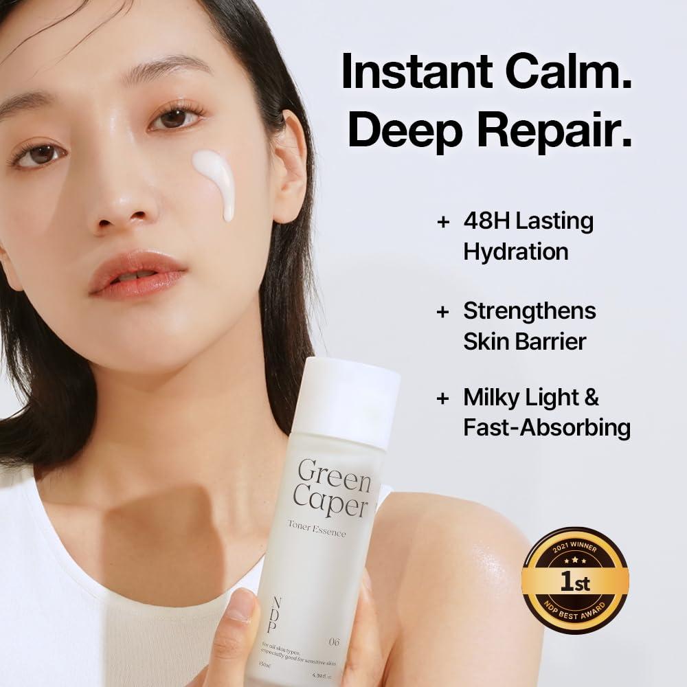 Toner Lechoso NDP Green Caper 130ml Hidratante Coreano