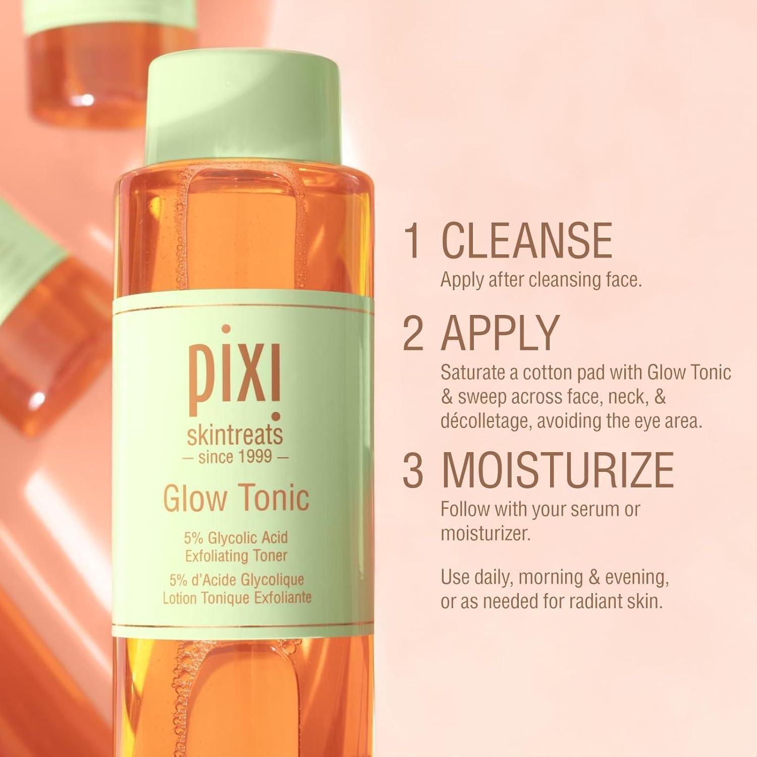 Tónico Facial Pixi Glow 250 ml Ácido Glicólico Exfoliante