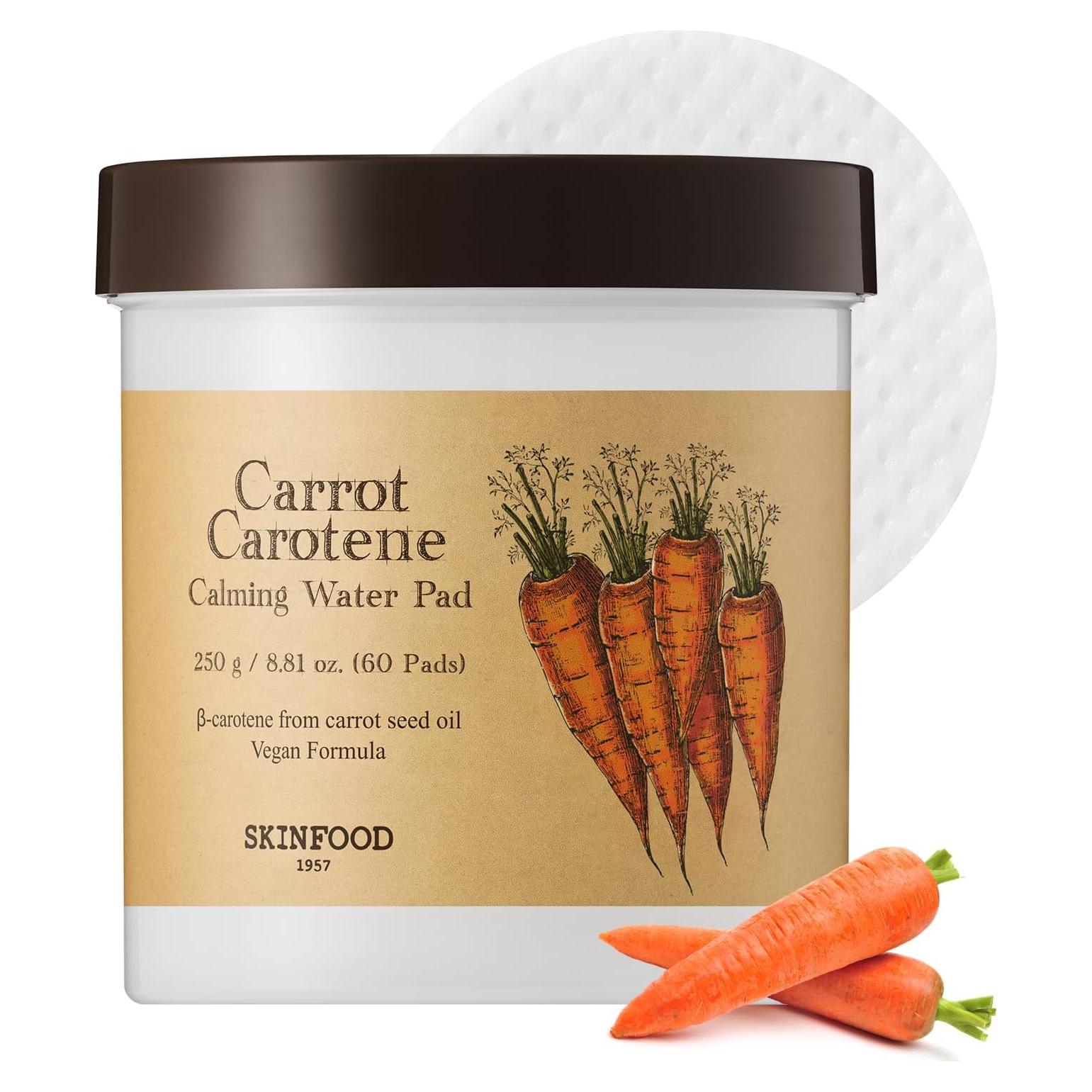Almohadillas Calmantes Skinfood Zanahoria 250g - 60 Hojas