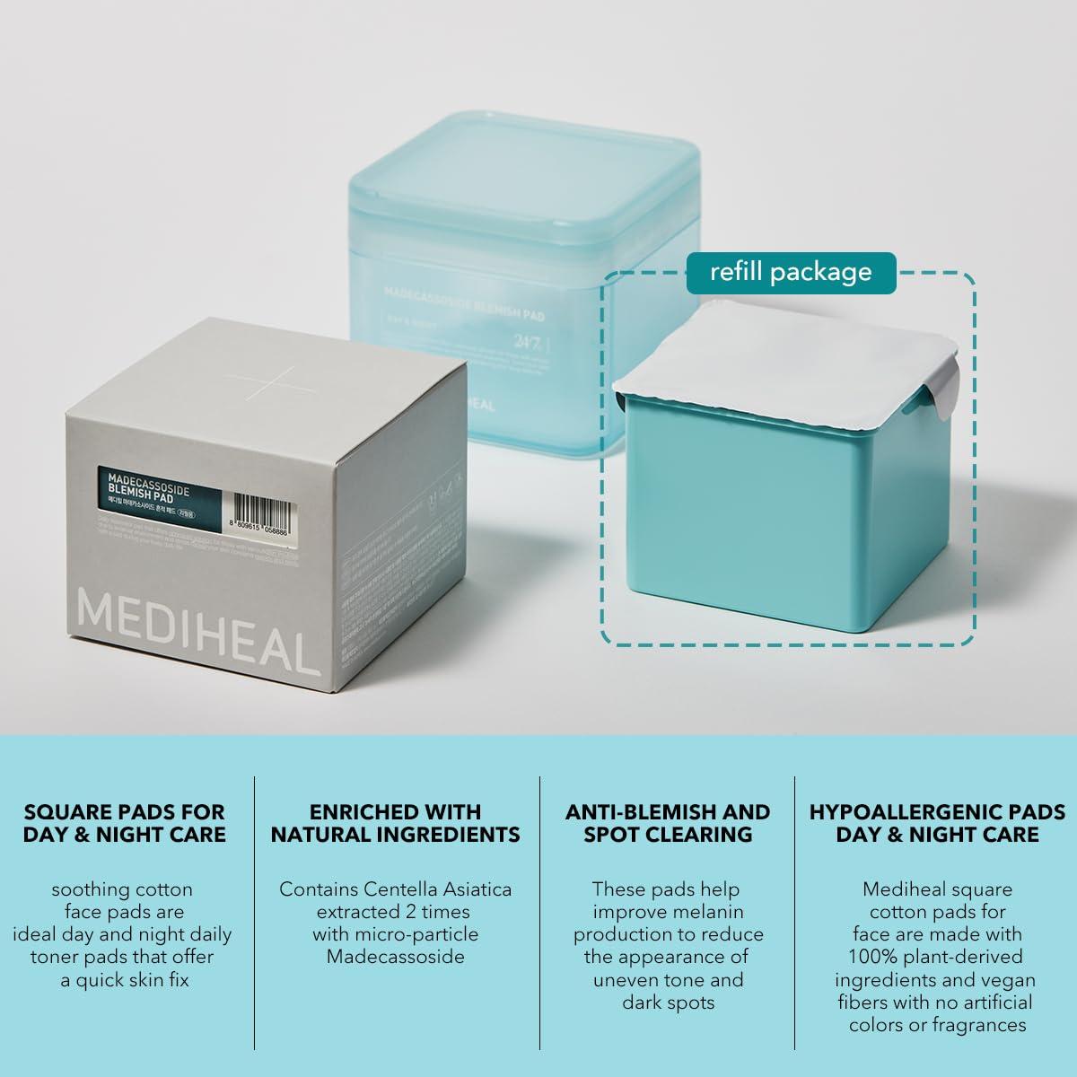 Recarga Discos Tonificantes Mediheal Madecassoside 100 Unidades