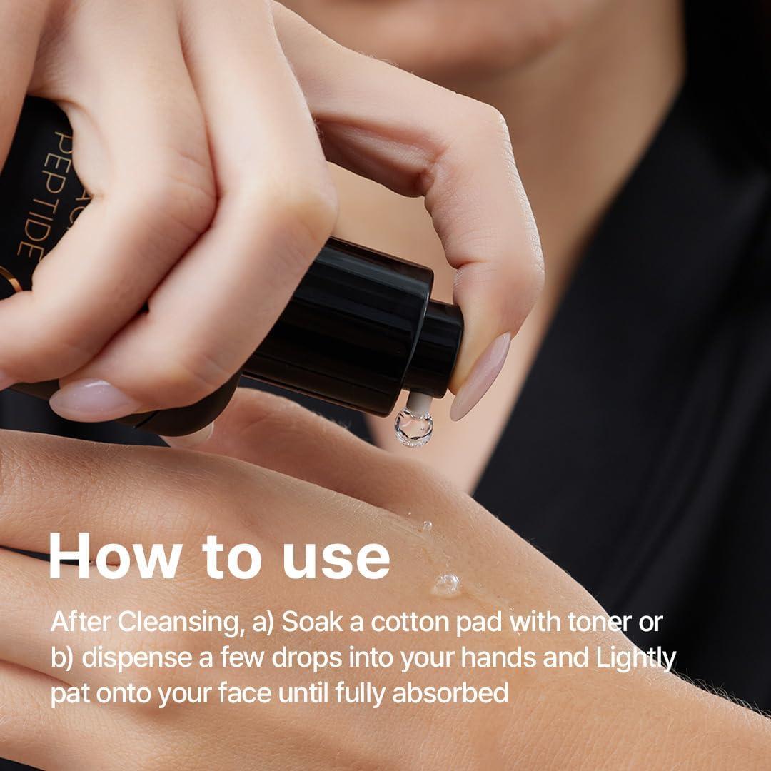 Tónico Farmstay Black Snail 9 Pétidos 120ml Antienvejecimiento