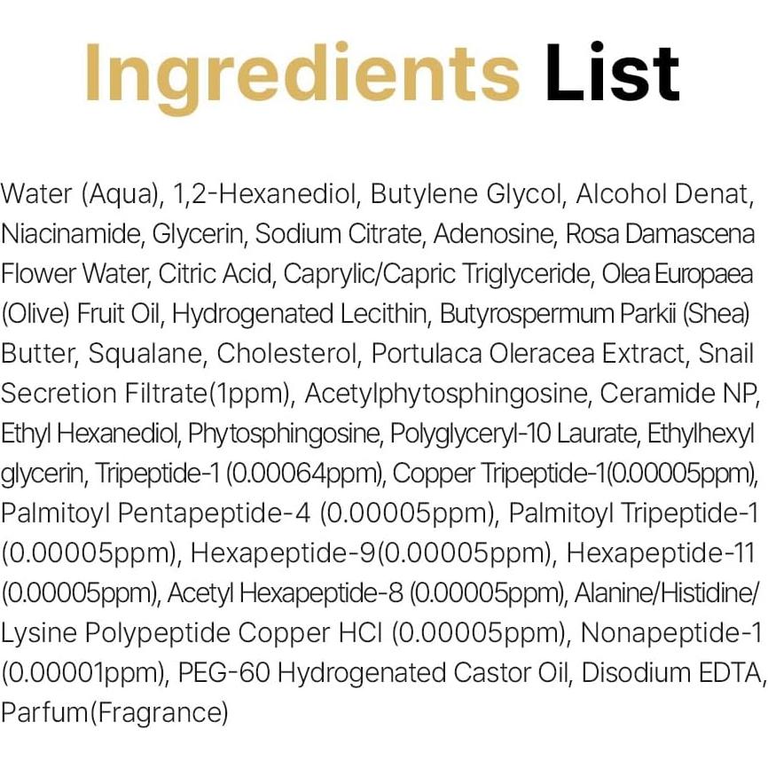 Tónico Farmstay Black Snail 9 Pétidos 120ml Antienvejecimiento