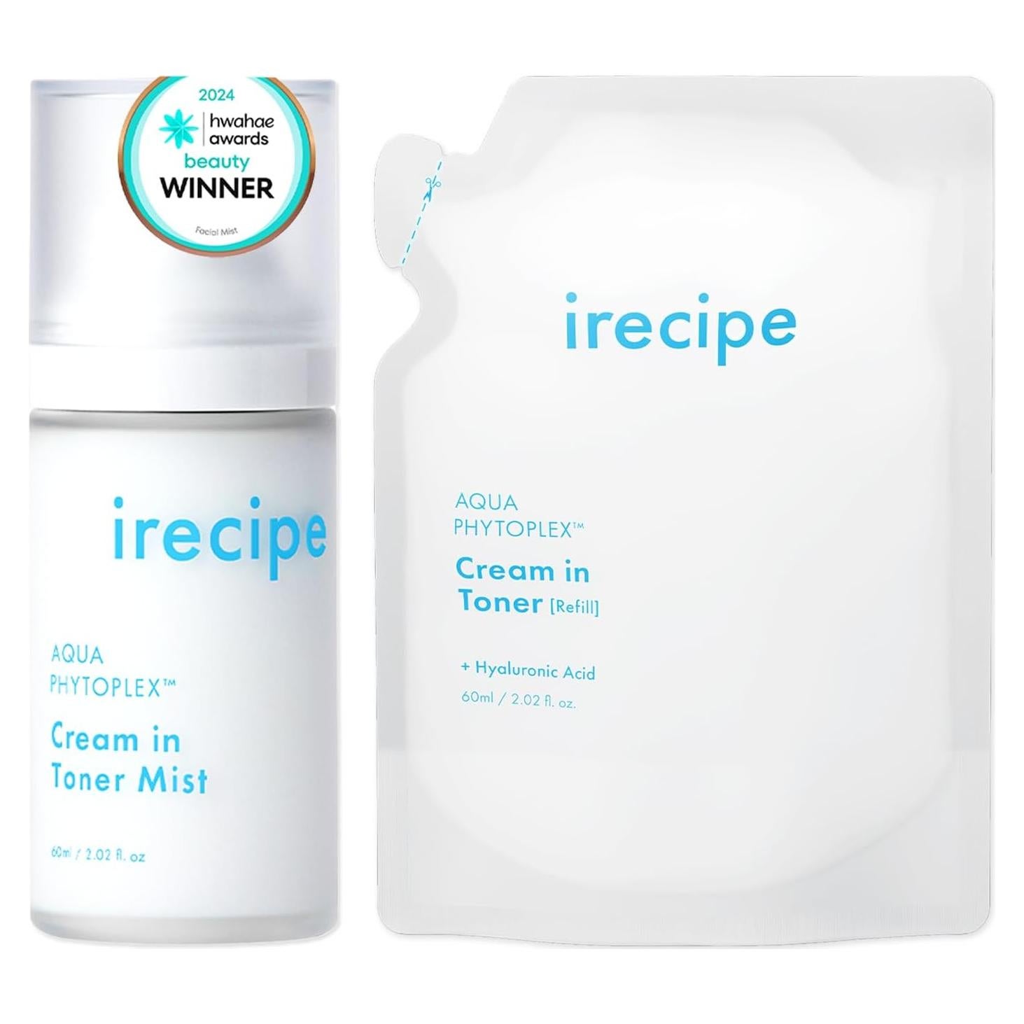 Bruma Facial Hidratante Vegana iRecipe Aqua Phytoplex 120ml